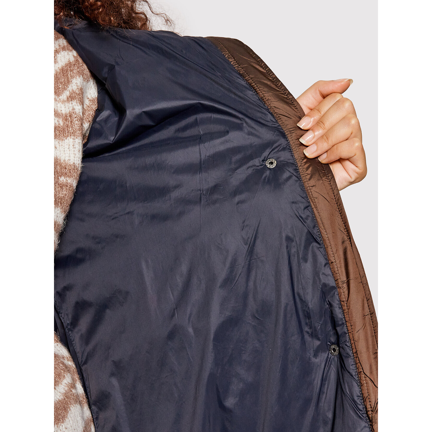 CMP Пухено яке 31K2626 Кафяв Regular Fit - Pepit.bg