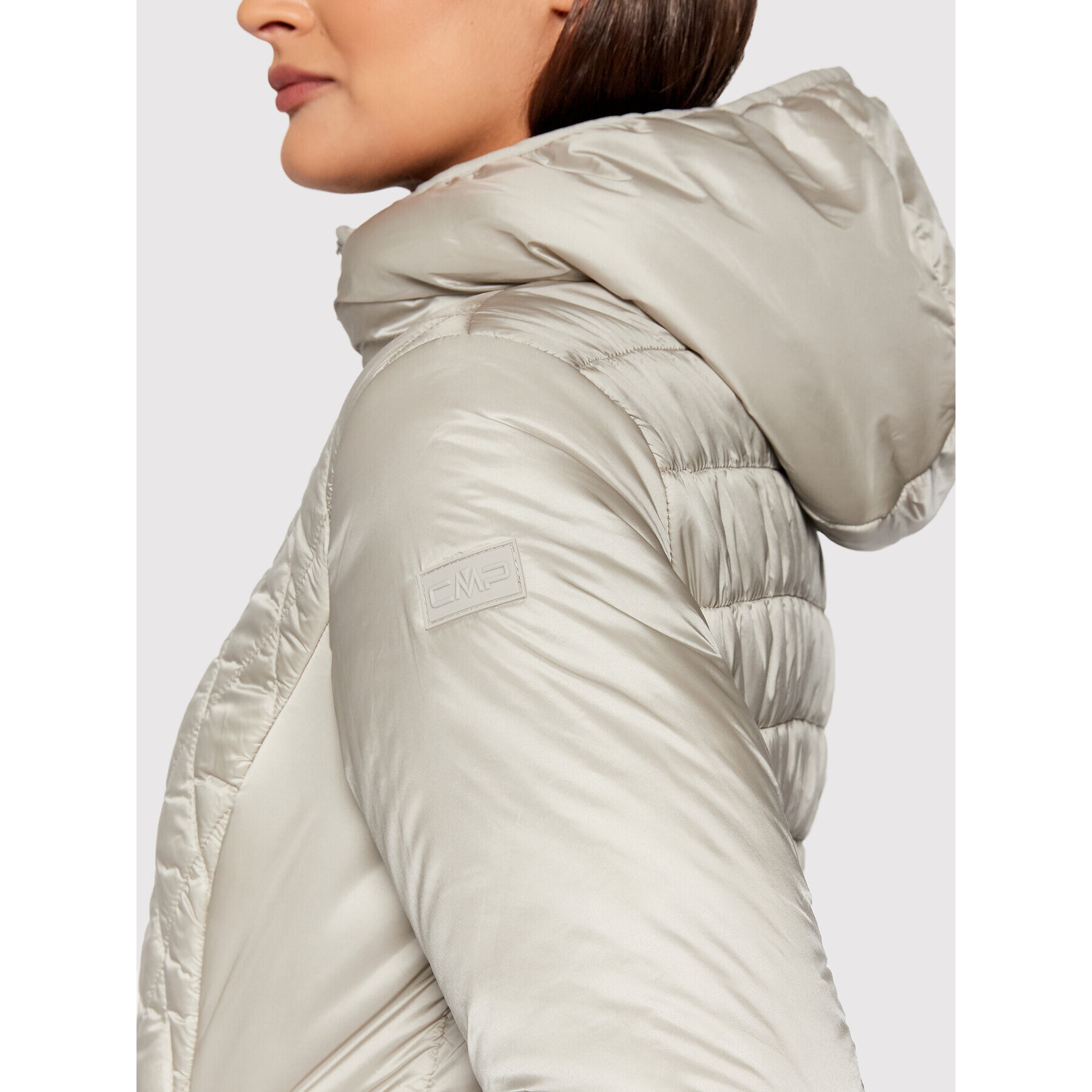 CMP Пухено яке 31K2816 Сив Regular Fit - Pepit.bg