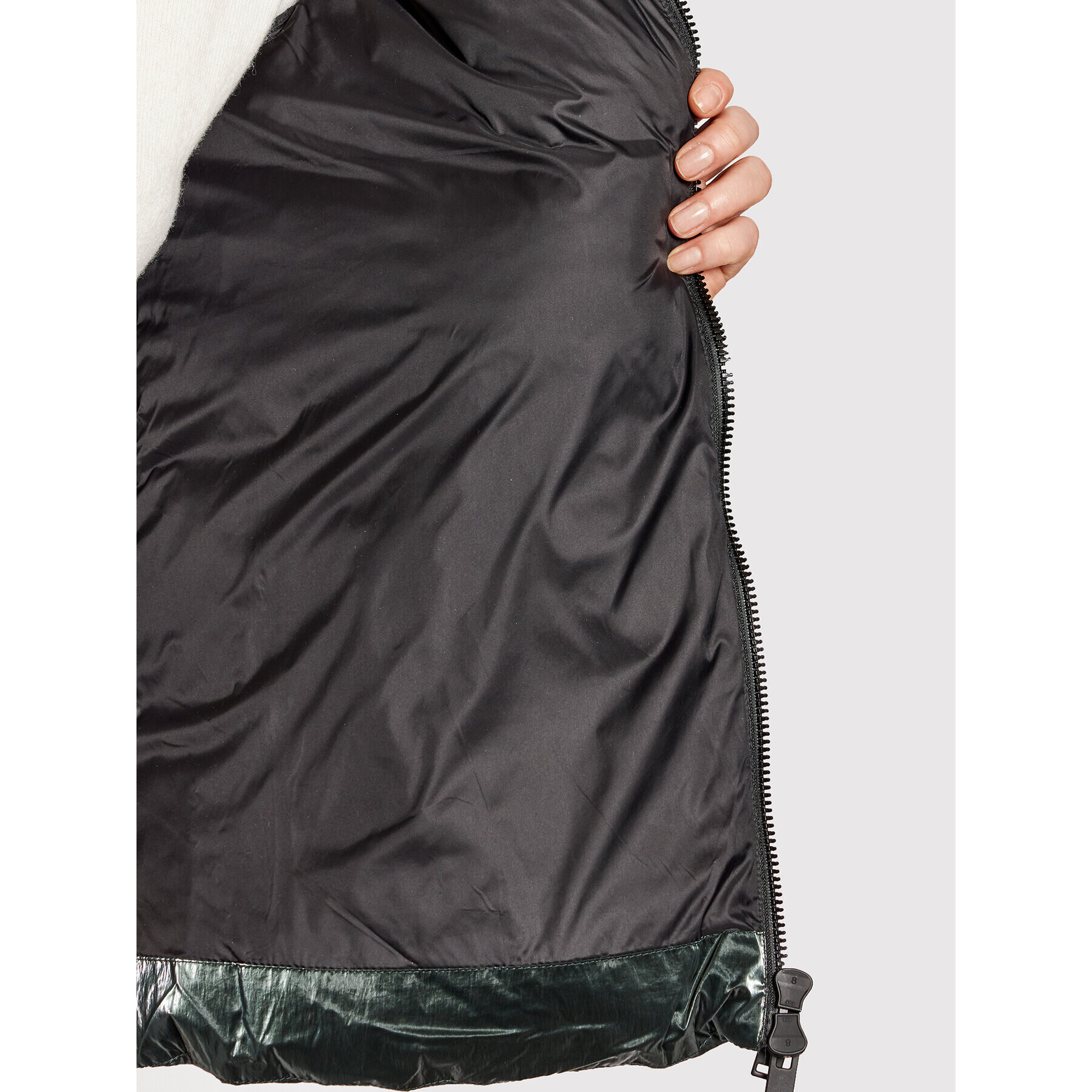 CMP Пухено яке 31K2856 Зелен Regular Fit - Pepit.bg