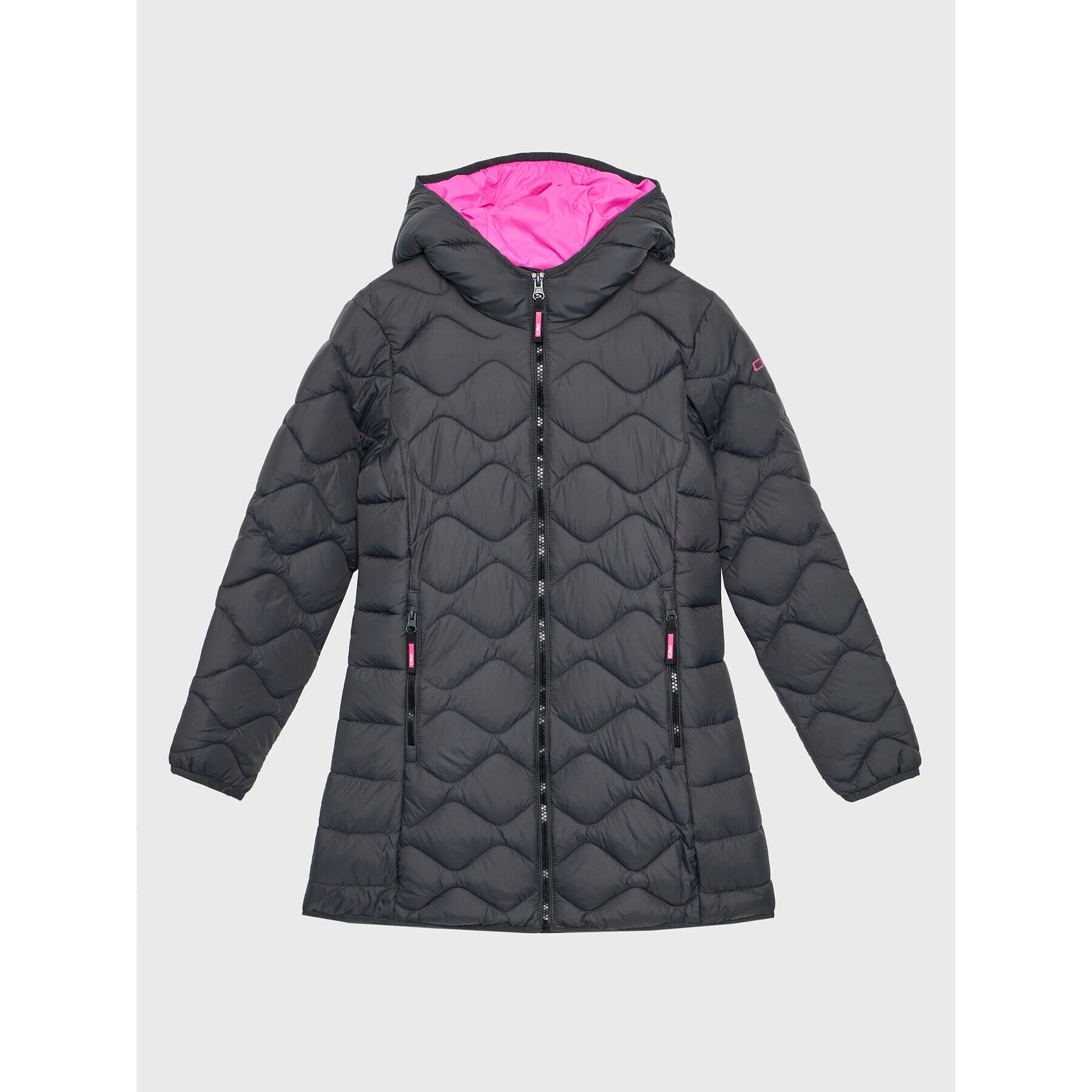 CMP Пухено яке 32Z1145A Сив Regular Fit - Pepit.bg
