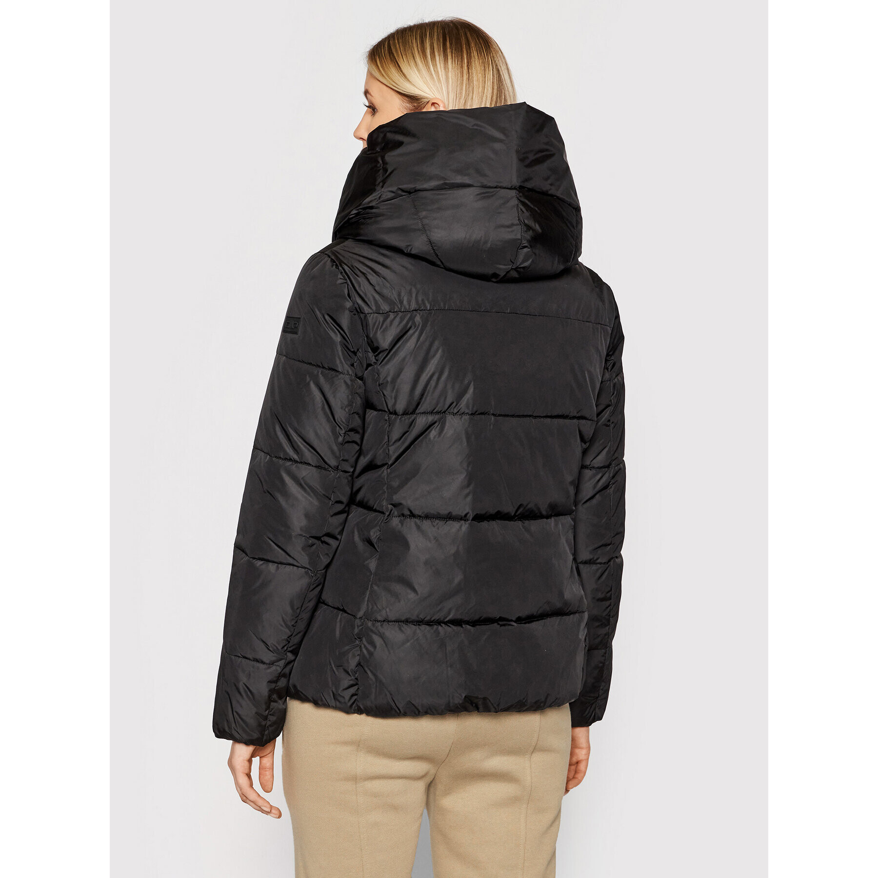 CMP Пухено яке 31K2836 Черен Regular Fit - Pepit.bg