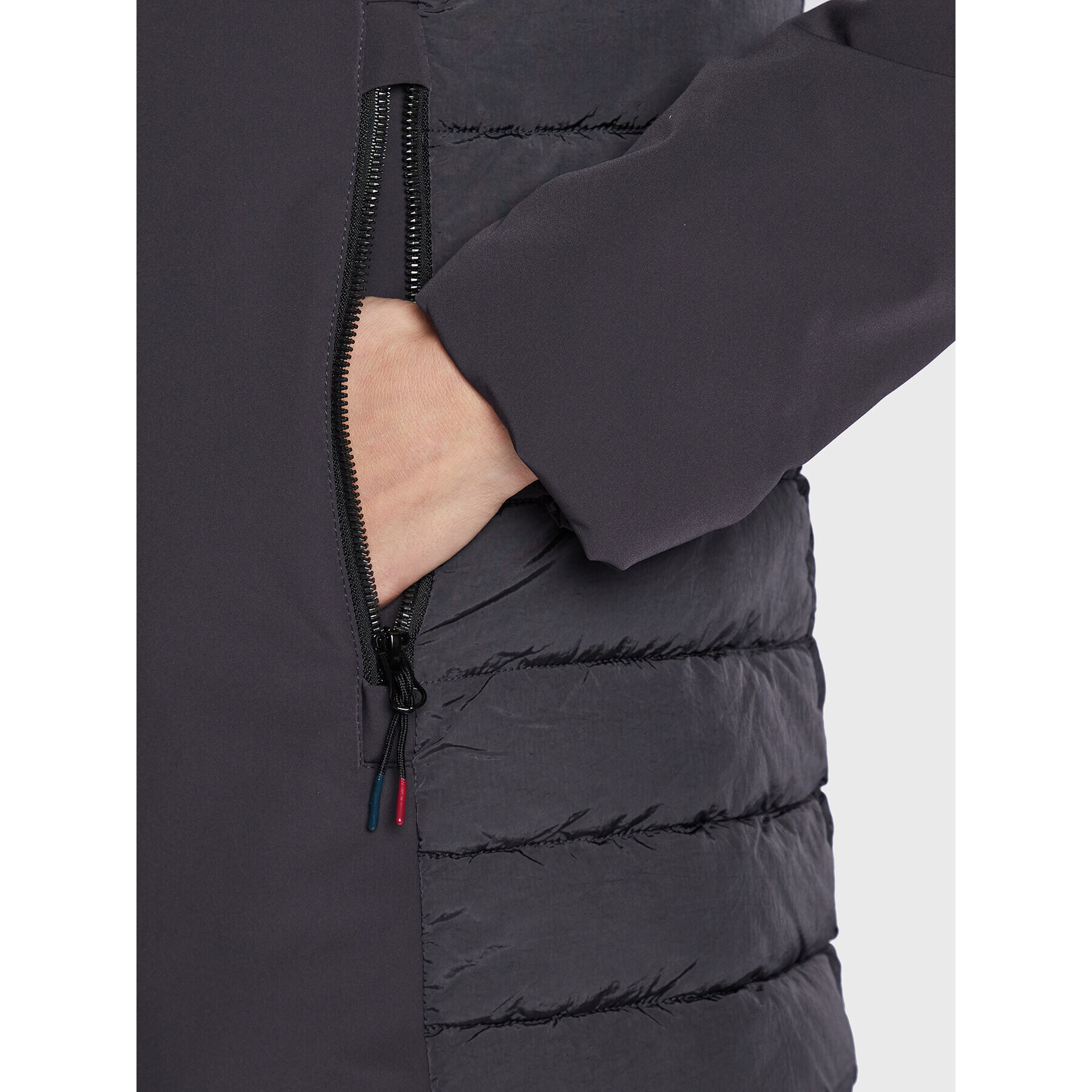 CMP Пухено яке 32K1526 Сив Regular Fit - Pepit.bg