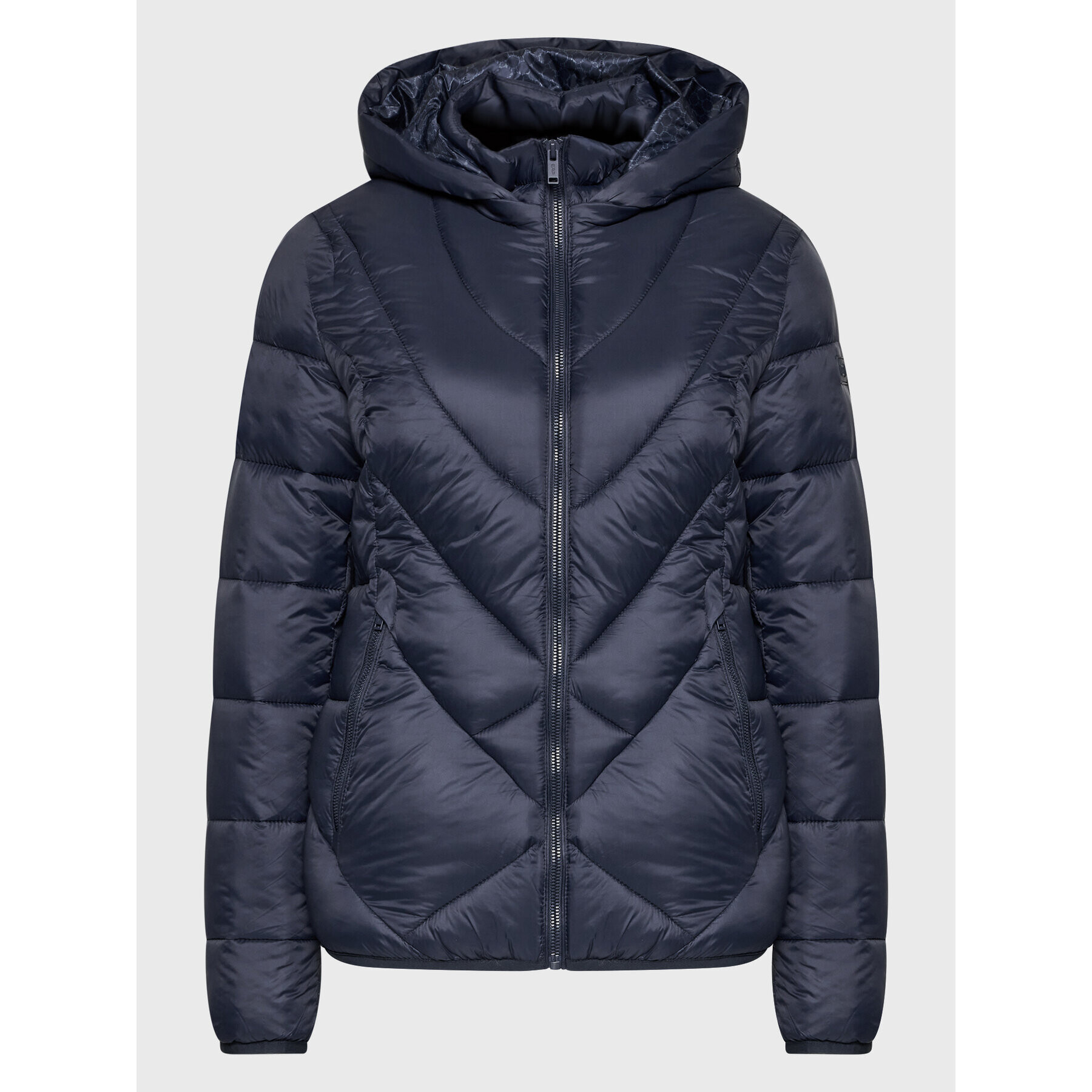 CMP Пухено яке 32K3026 Тъмносин Regular Fit - Pepit.bg