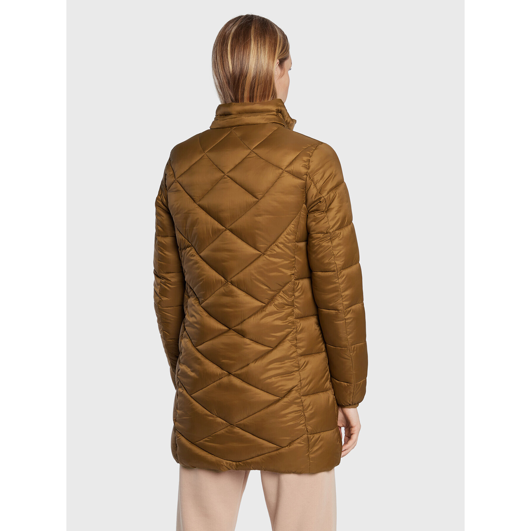 CMP Пухено яке 32K3036 Кафяв Regular Fit - Pepit.bg
