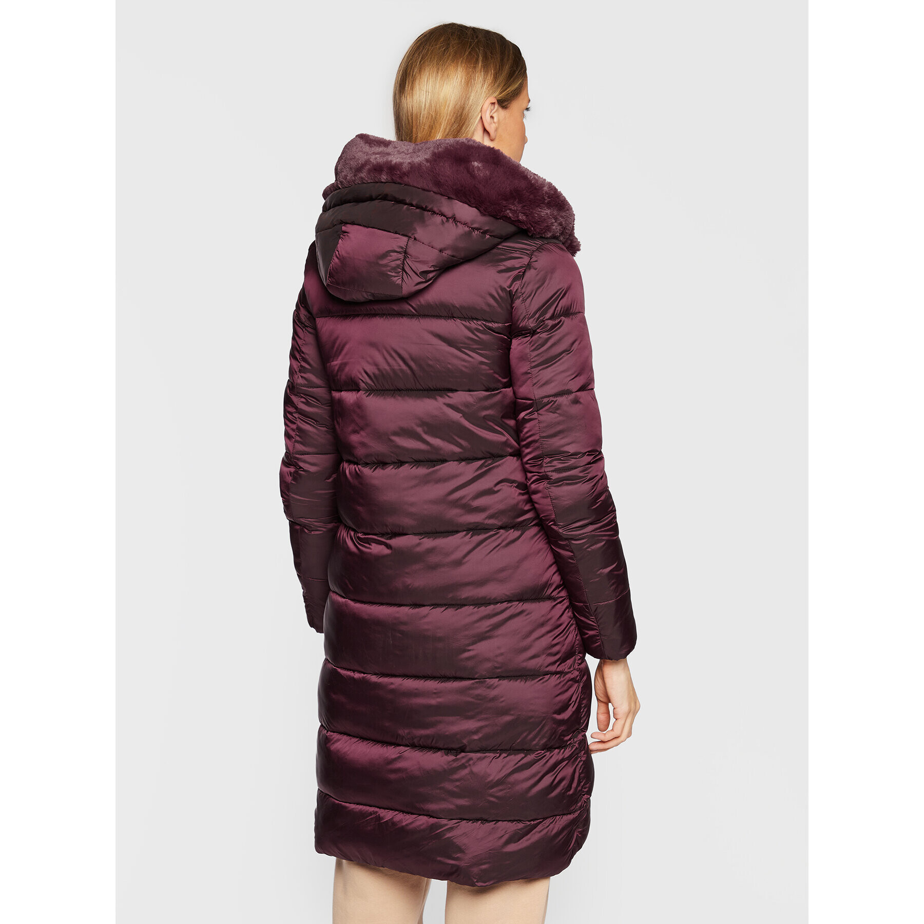 CMP Пухено яке 32K3086F Бордо Regular Fit - Pepit.bg