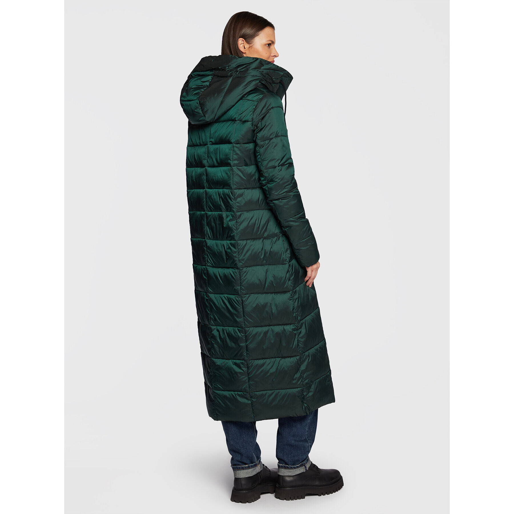 CMP Пухено яке 32K3136 Зелен Regular Fit - Pepit.bg