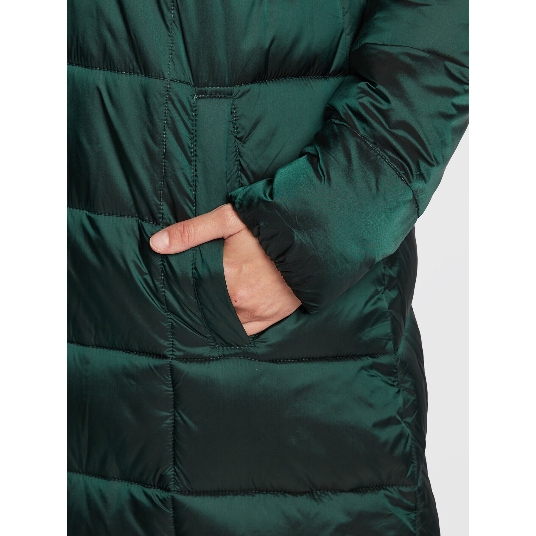 CMP Пухено яке 32K3136 Зелен Regular Fit - Pepit.bg