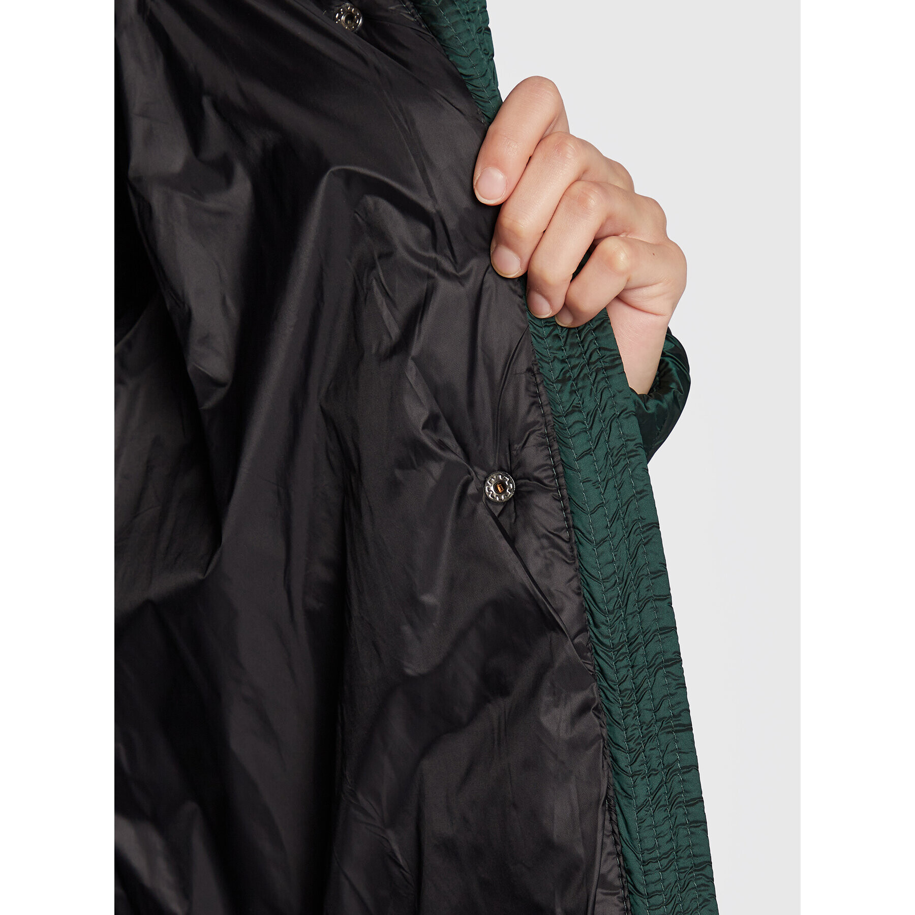 CMP Пухено яке 32K3136 Зелен Regular Fit - Pepit.bg