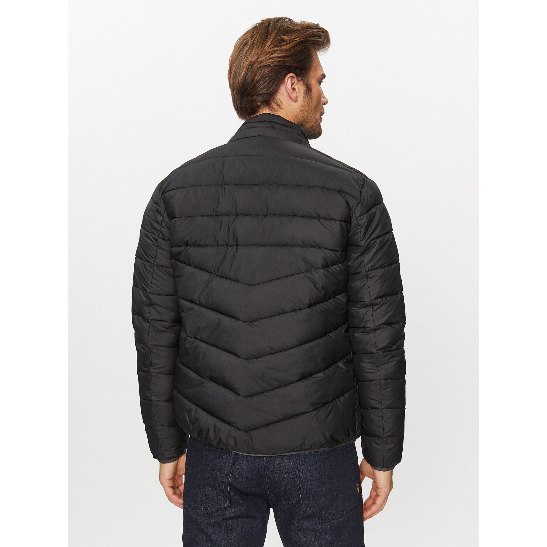 CMP Пухено яке 33K1597M Черен Regular Fit - Pepit.bg