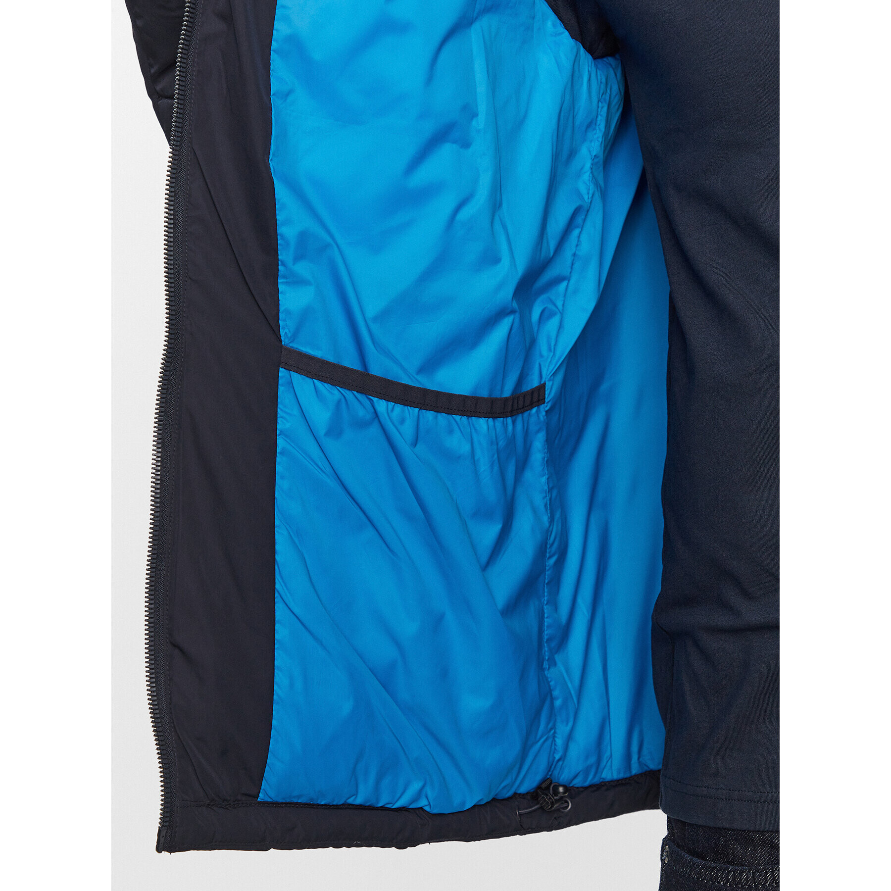 CMP Пухено яке 33K1627 Тъмносин Regular Fit - Pepit.bg