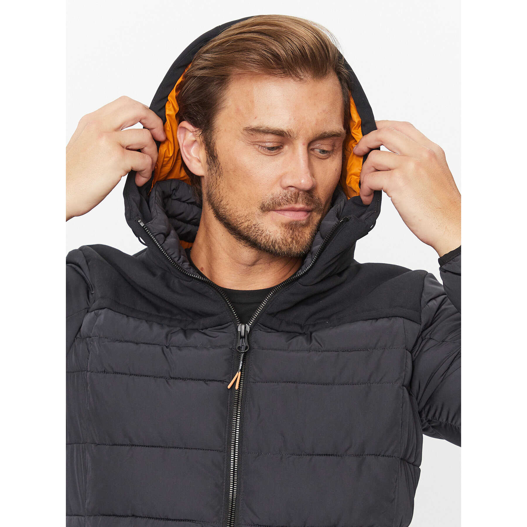 CMP Пухено яке 33K1627 Сив Regular Fit - Pepit.bg
