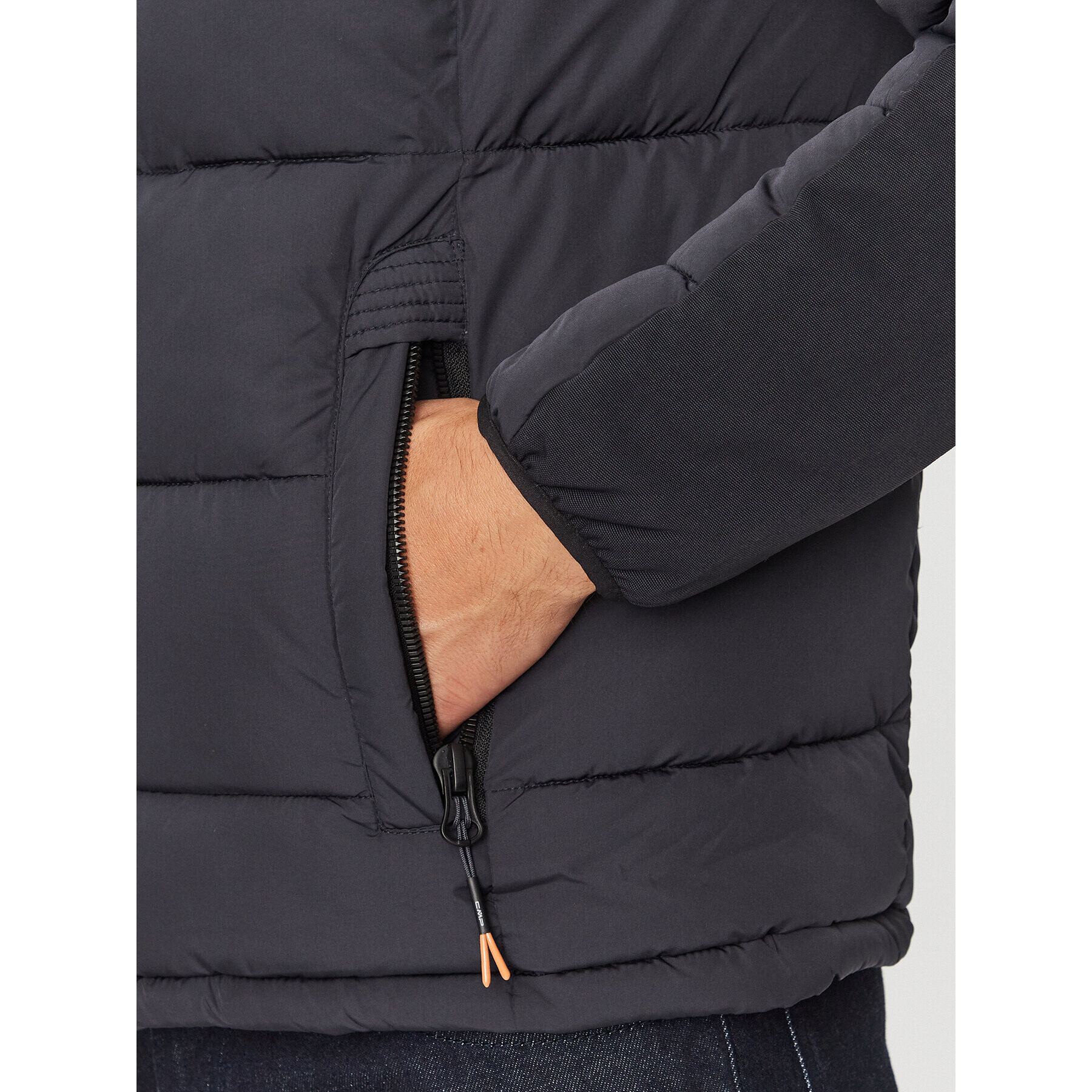 CMP Пухено яке 33K1627 Сив Regular Fit - Pepit.bg