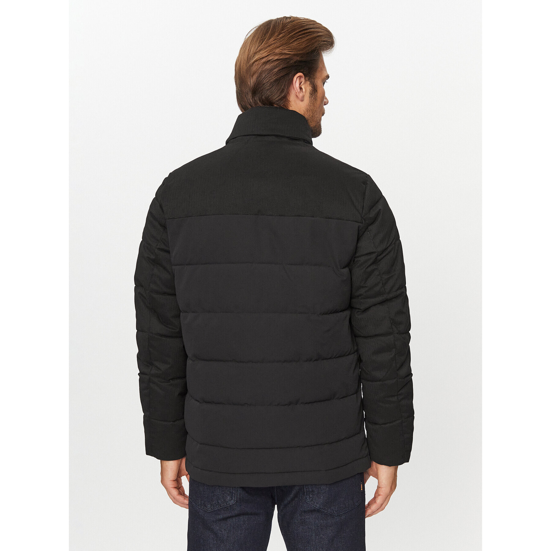 CMP Пухено яке 33K3897 Черен Regular Fit - Pepit.bg