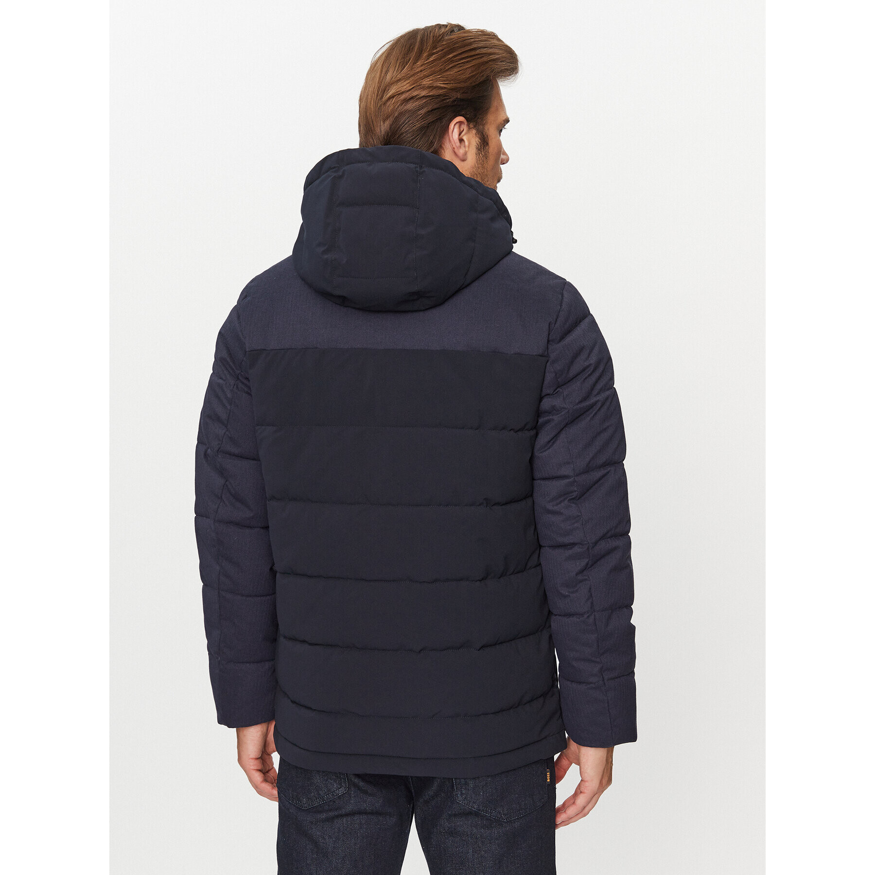 CMP Пухено яке 33K3897 Тъмносин Regular Fit - Pepit.bg