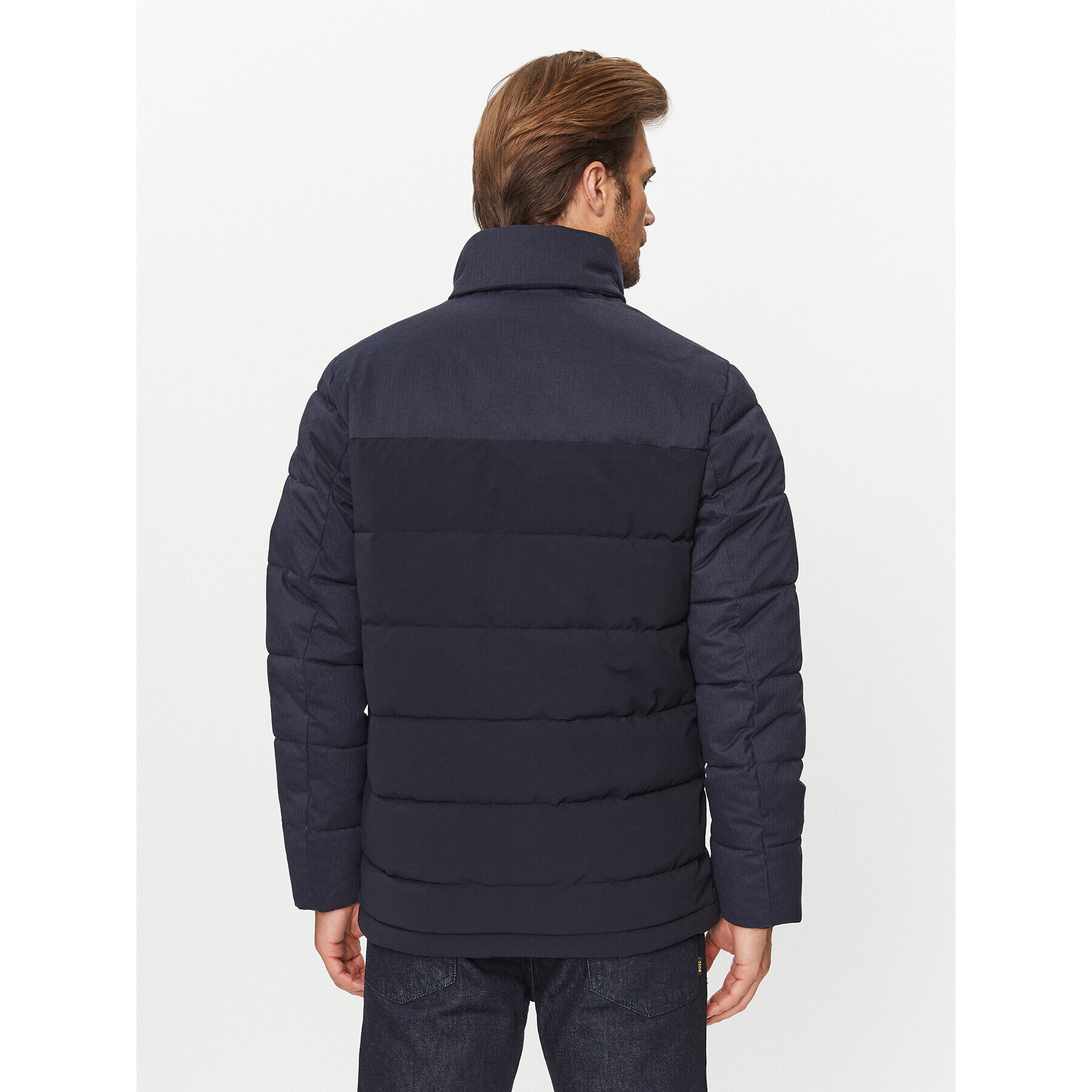CMP Пухено яке 33K3897 Тъмносин Regular Fit - Pepit.bg