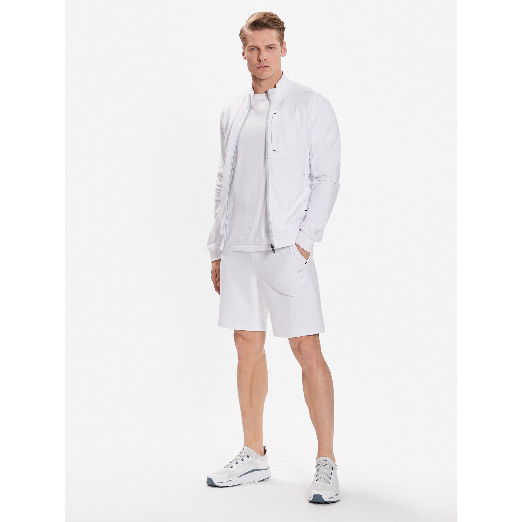 CMP Шорти от плат 33D7277 Бял Regular Fit - Pepit.bg