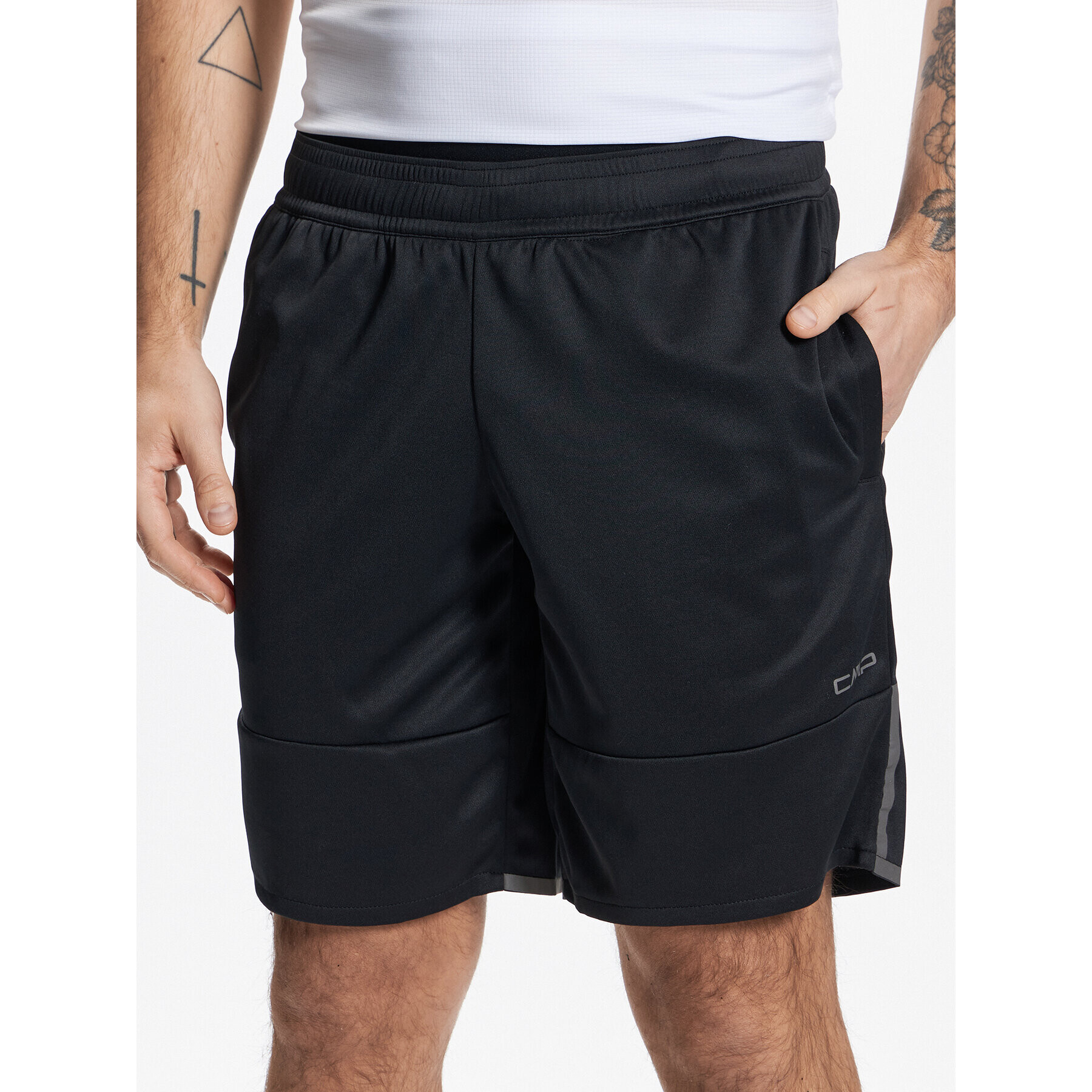 CMP Спортни шорти 32C2567 Черен Regular Fit - Pepit.bg