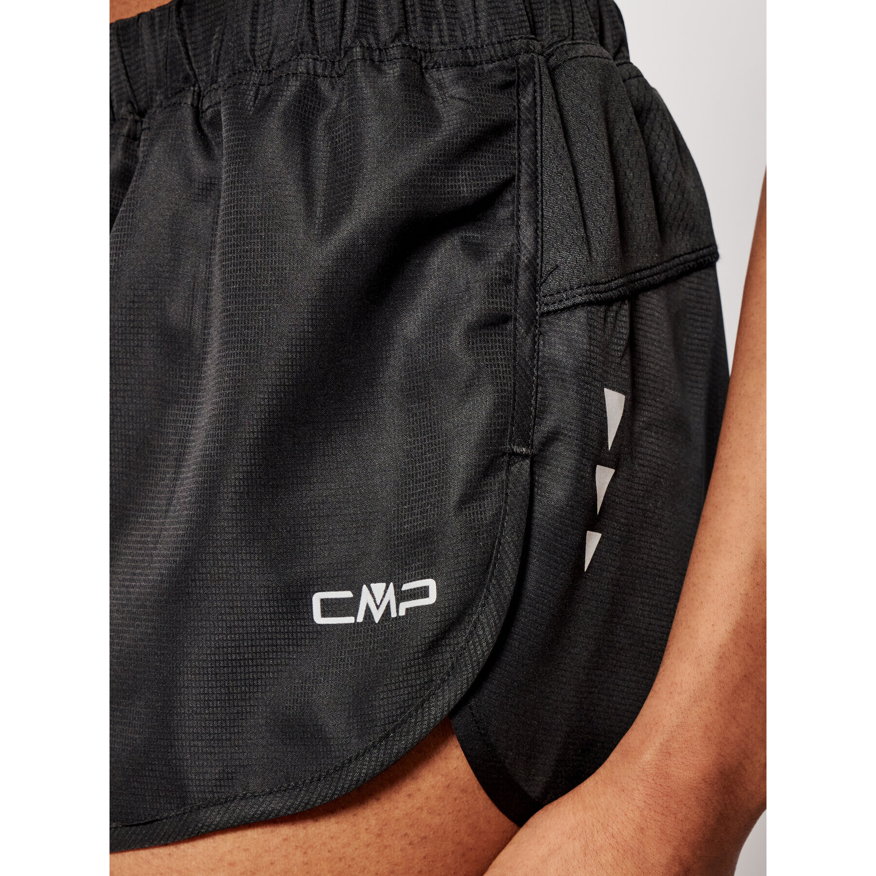 CMP Спортни шорти 3C89676T Черен Regular Fit - Pepit.bg