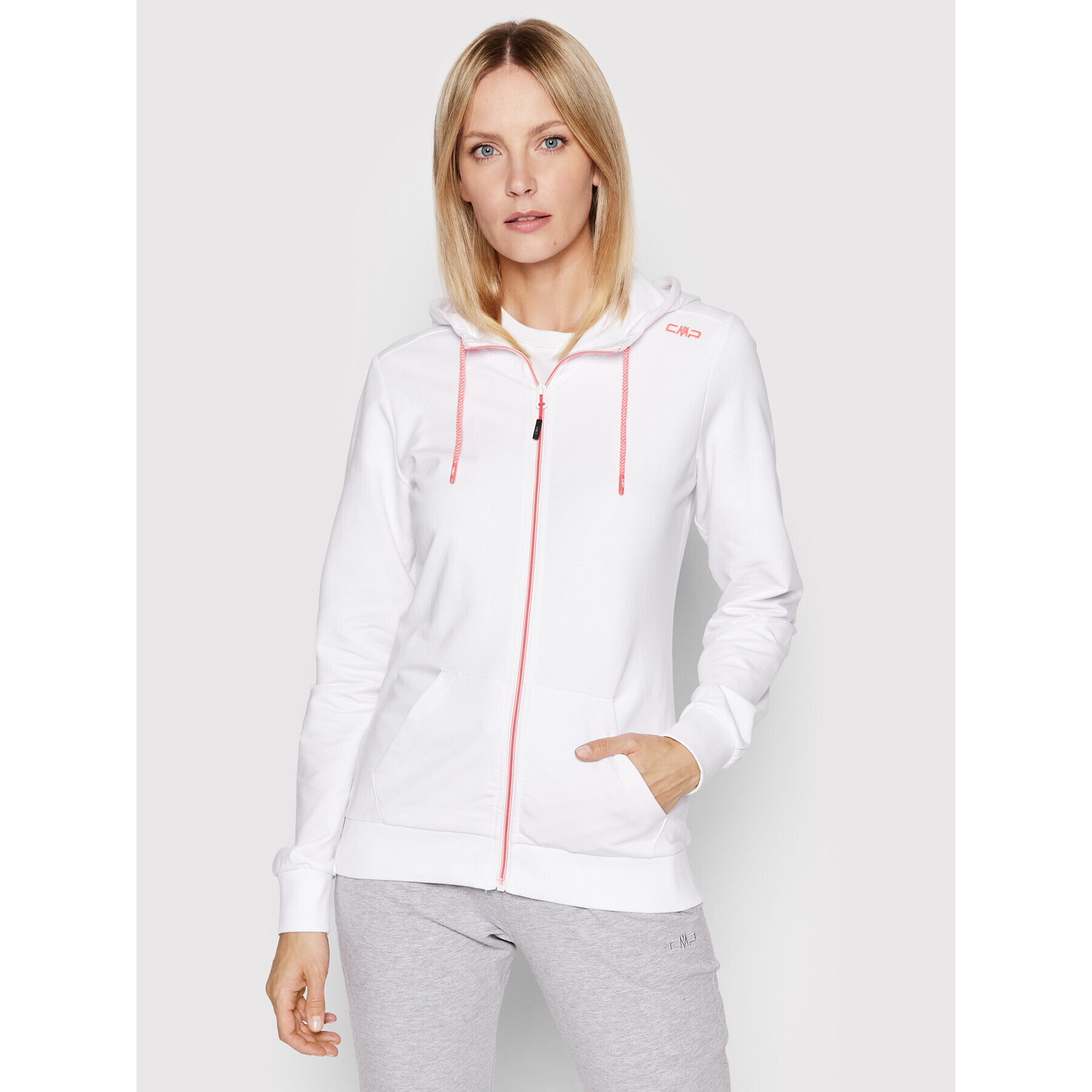 CMP Суитшърт 32D8016 Бял Regular Fit - Pepit.bg
