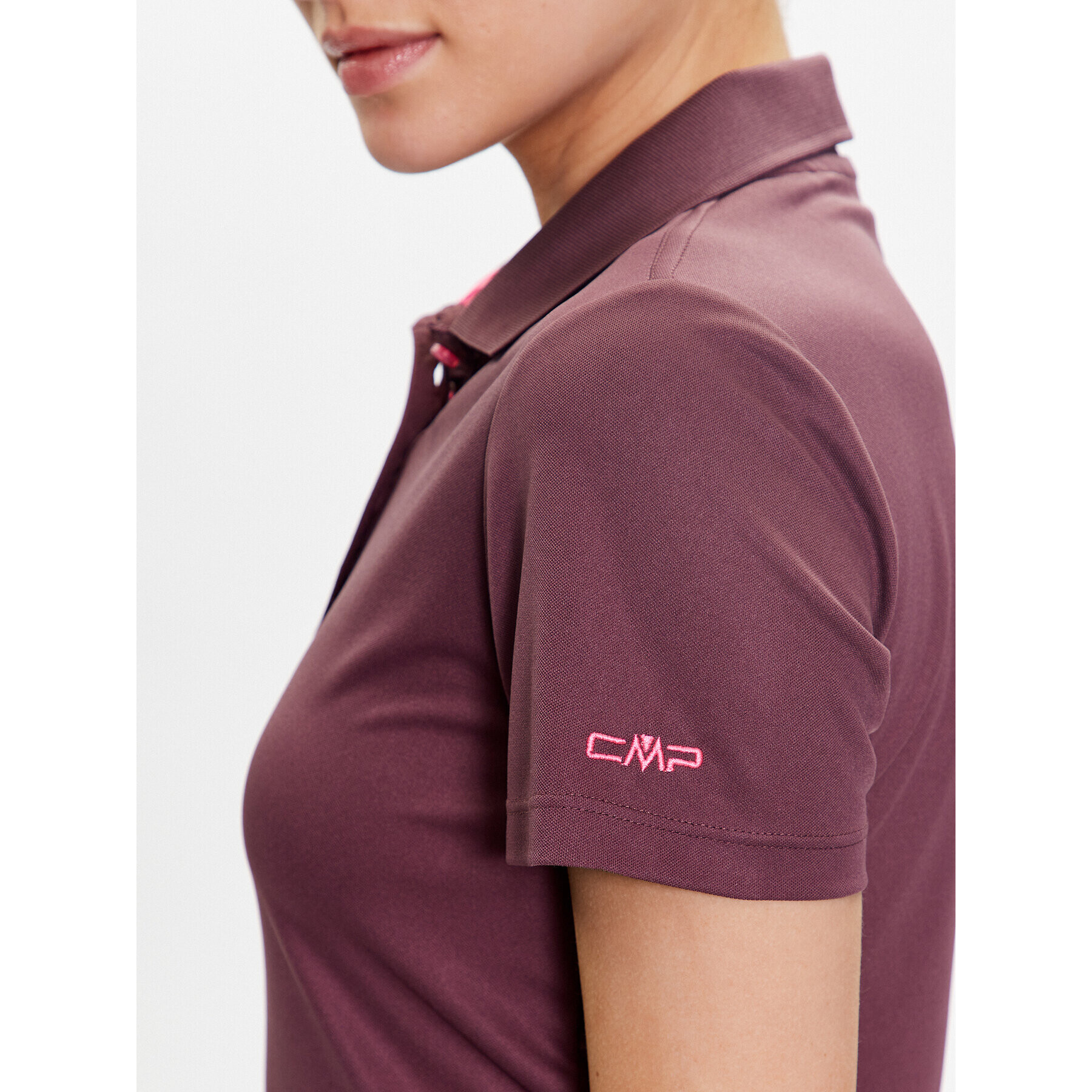 CMP Тениска от техническо трико 3T59676 Бордо Regular Fit - Pepit.bg