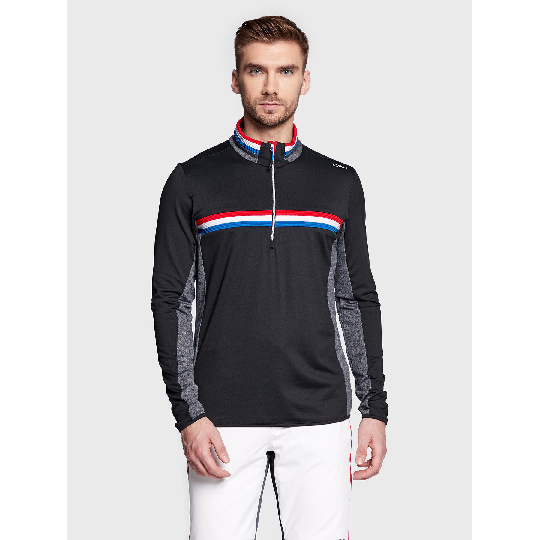 CMP Термооблекло горна част 31L1037 Черен Regular Fit - Pepit.bg