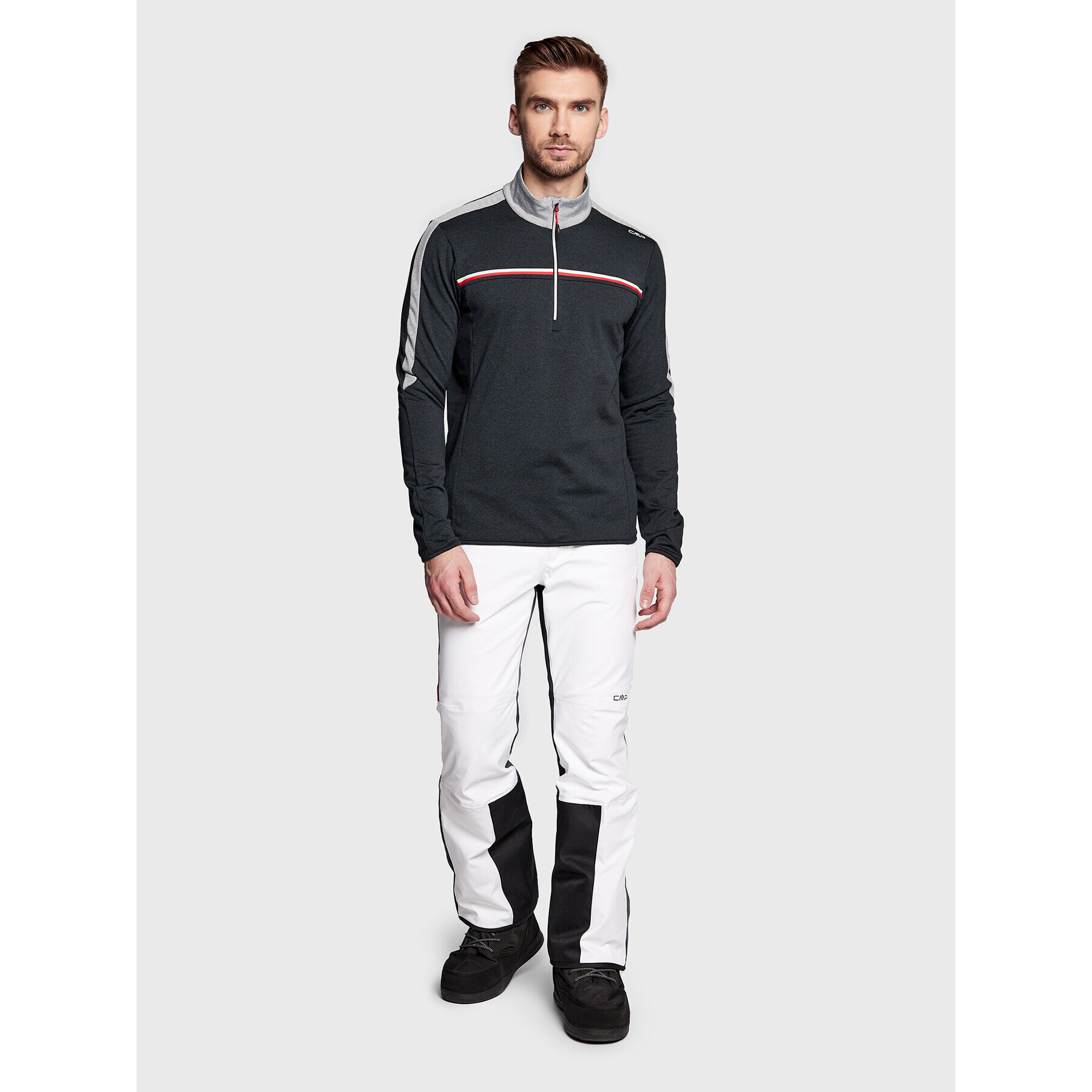 CMP Термооблекло горна част 32L0197 Сив Regular Fit - Pepit.bg