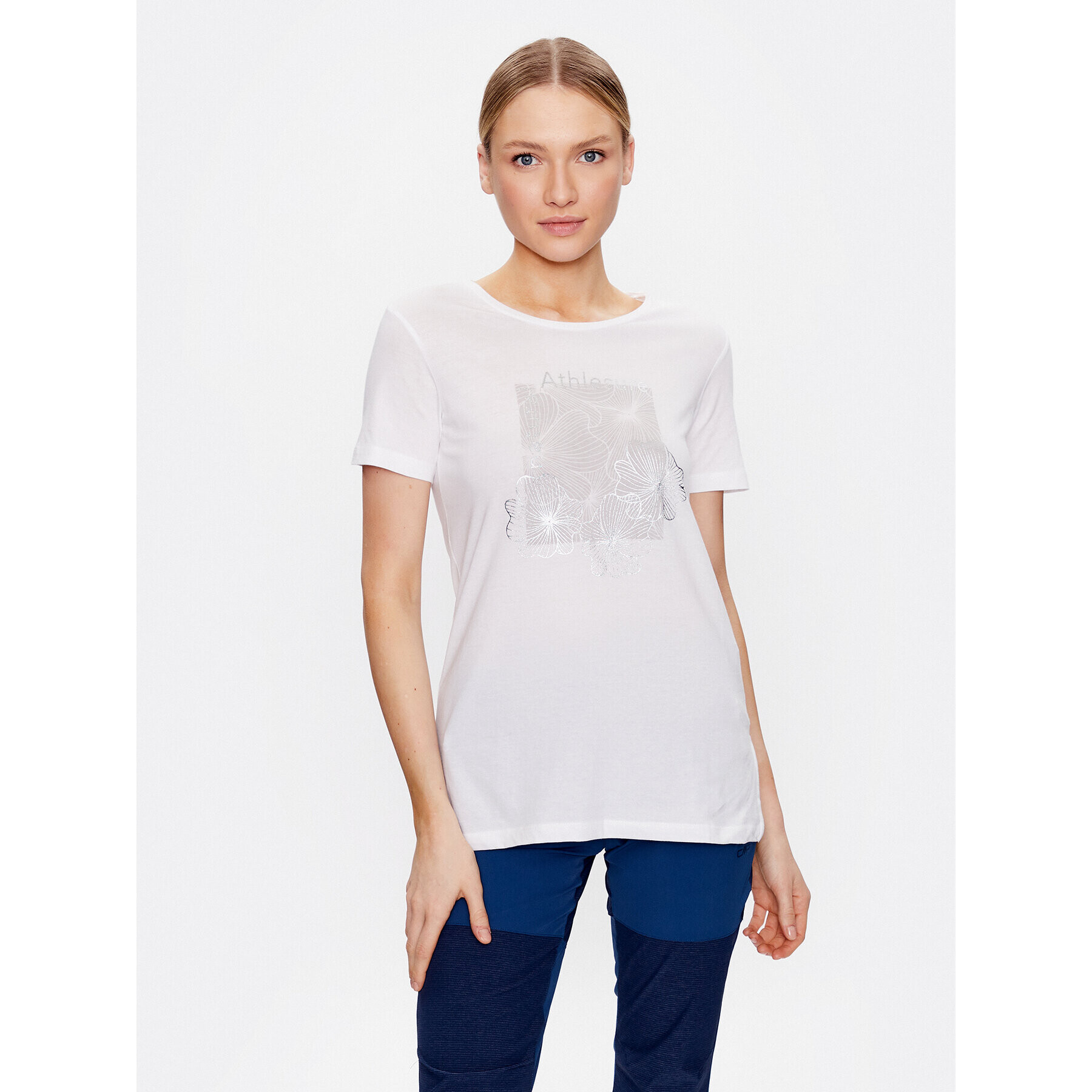 CMP Тишърт 33F7766 Бял Regular Fit - Pepit.bg