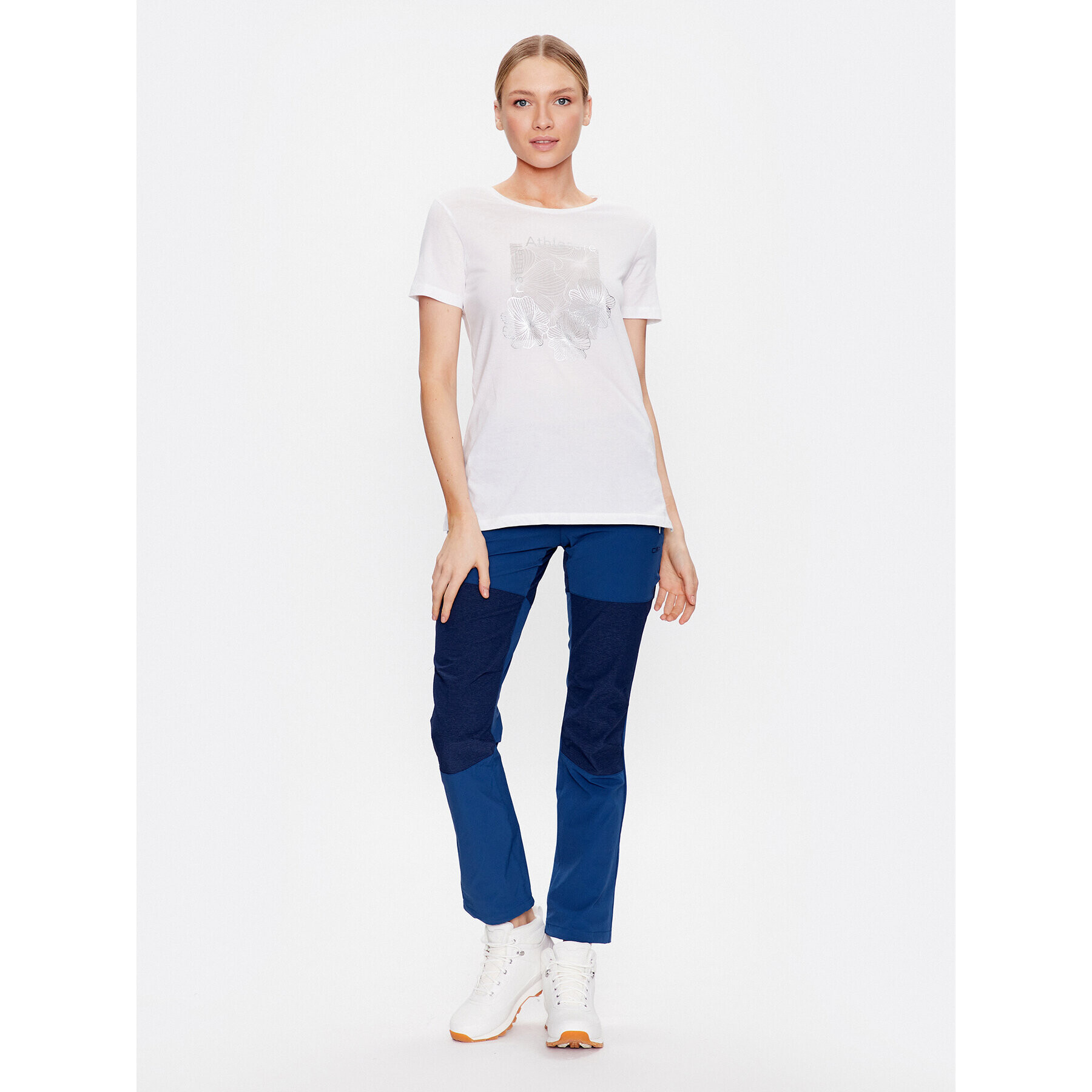 CMP Тишърт 33F7766 Бял Regular Fit - Pepit.bg