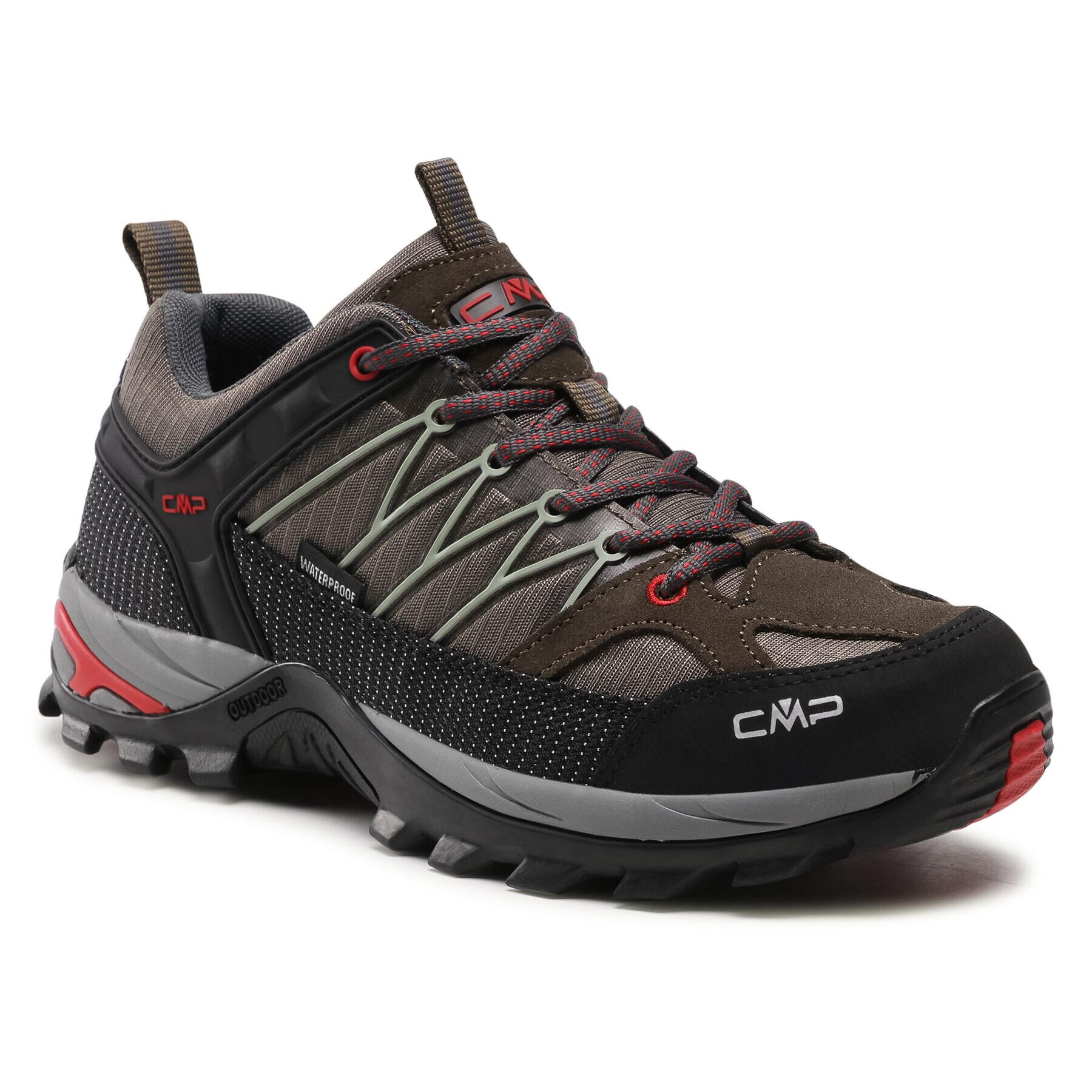 CMP Туристически Rigel Low Trekking Shoe Wp 3Q54457 Зелен - Pepit.bg