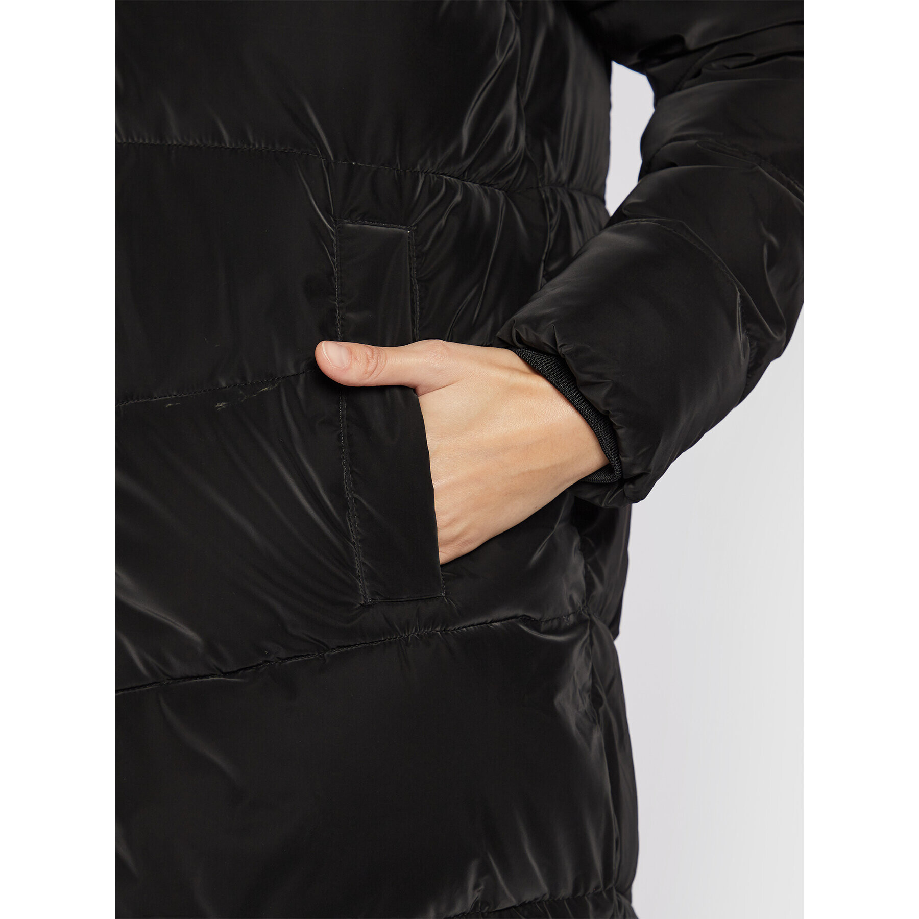 CMP Пухено яке 32K3106 Черен Regular Fit - Pepit.bg
