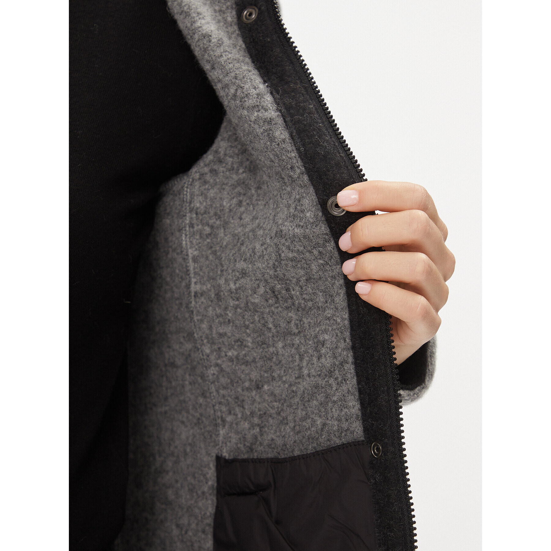 CMP Зимно палто 33M3946 Сив Regular Fit - Pepit.bg
