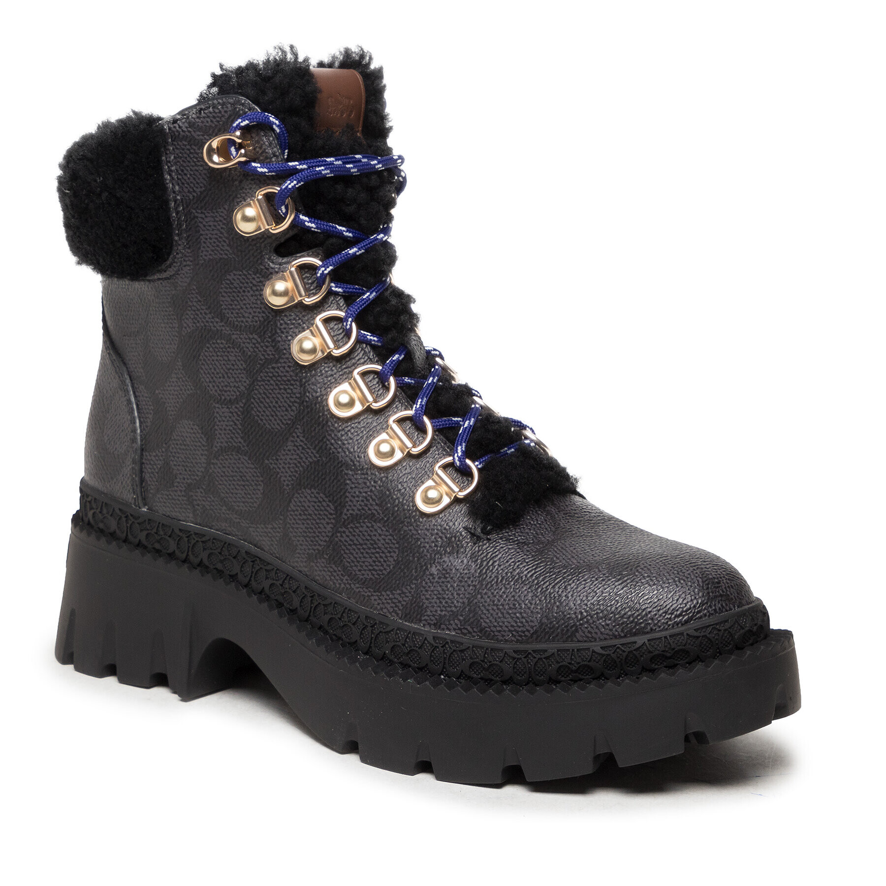 Coach Боти Janel Signature Boot C5879 110042536EDC Сив - Pepit.bg