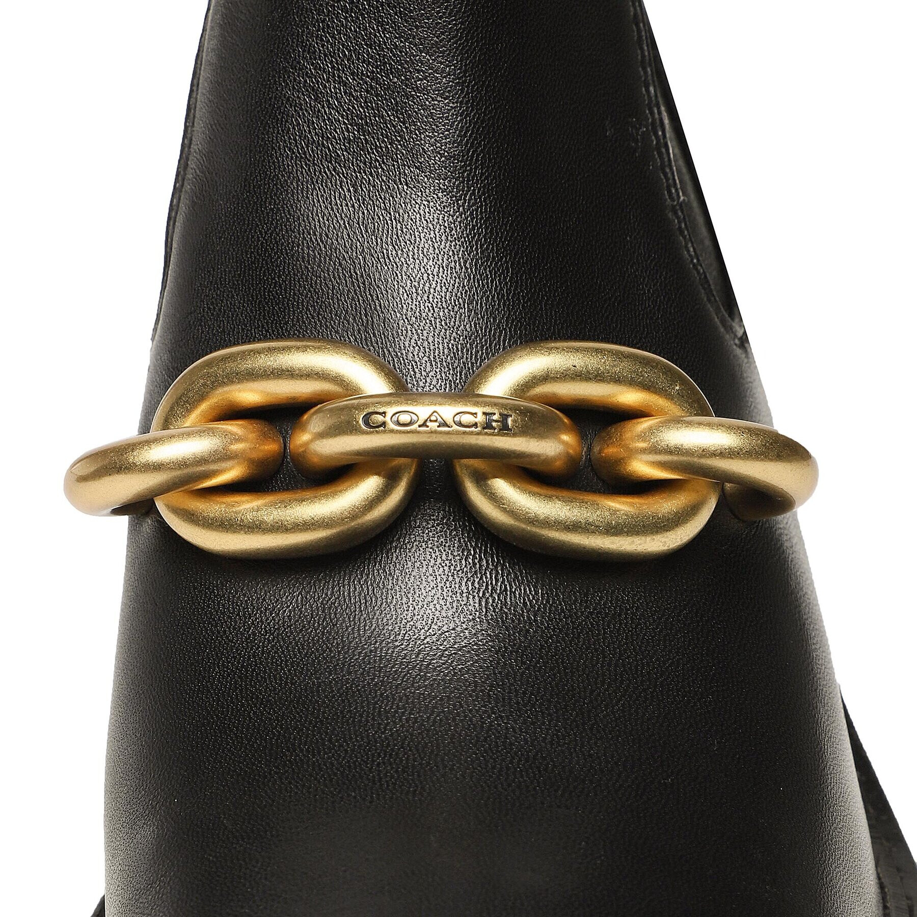 Coach Боти Kenna Leather Bootie CK031 Черен - Pepit.bg