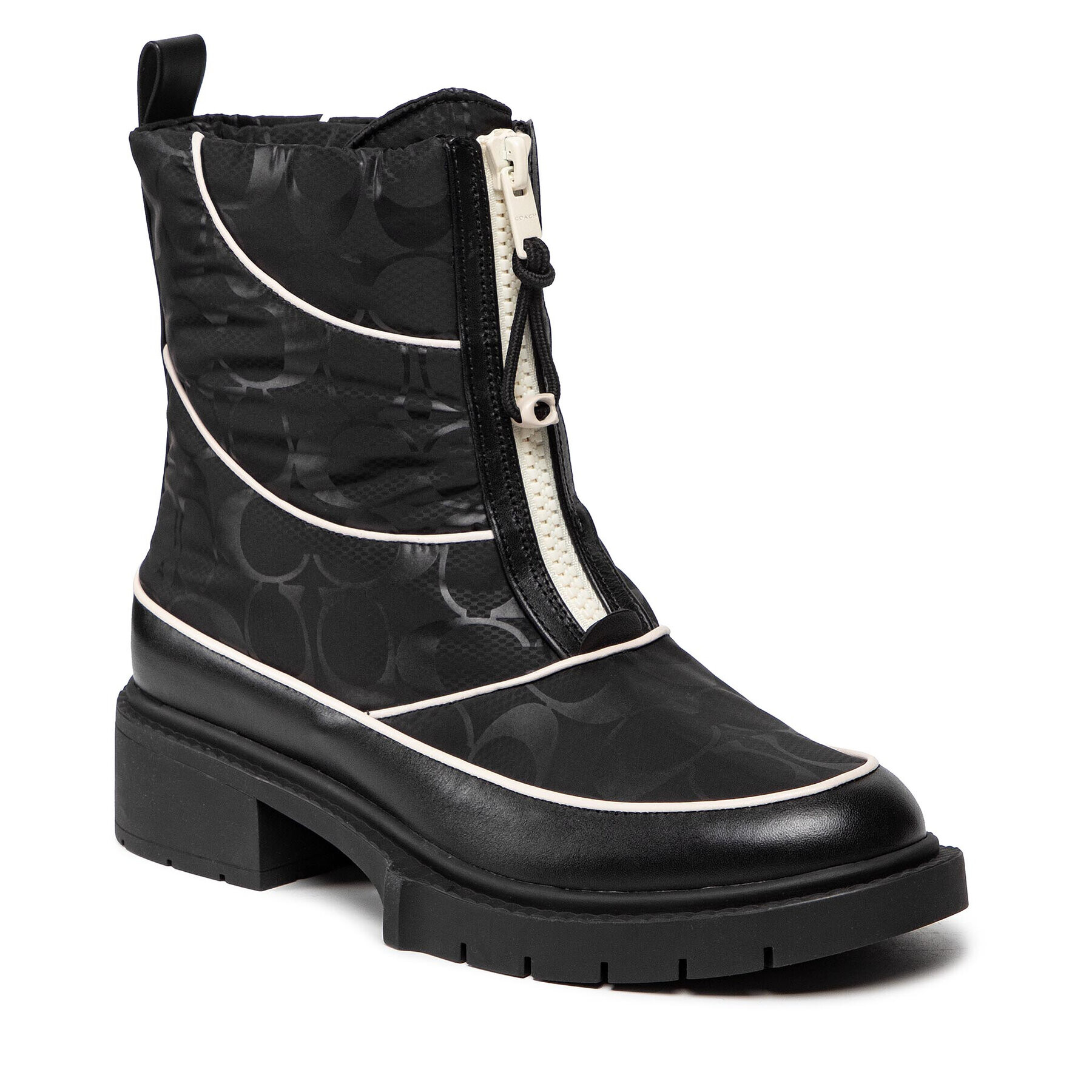 Coach Боти Leona Nylon Boot C5915 Черен - Pepit.bg