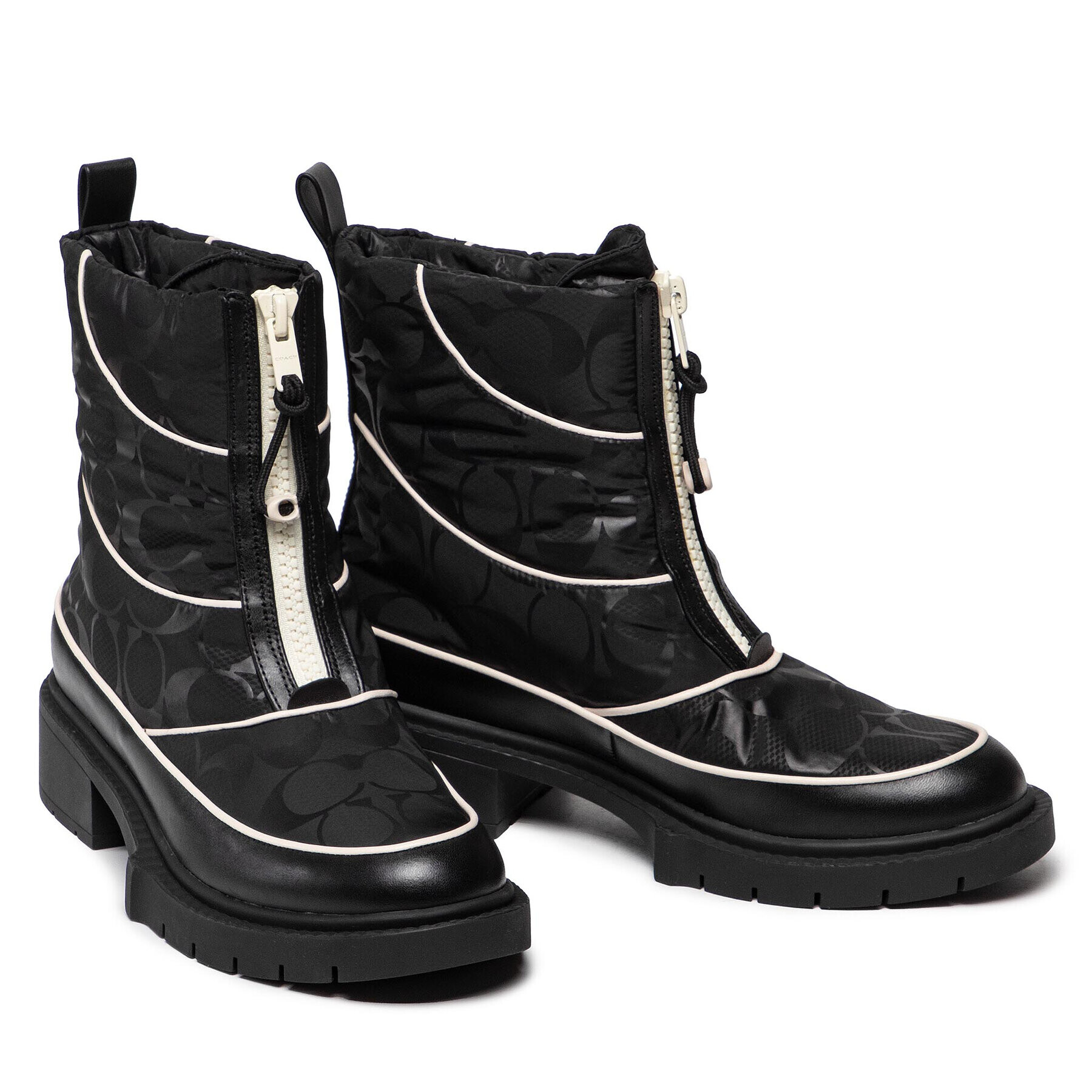 Coach Боти Leona Nylon Boot C5915 Черен - Pepit.bg