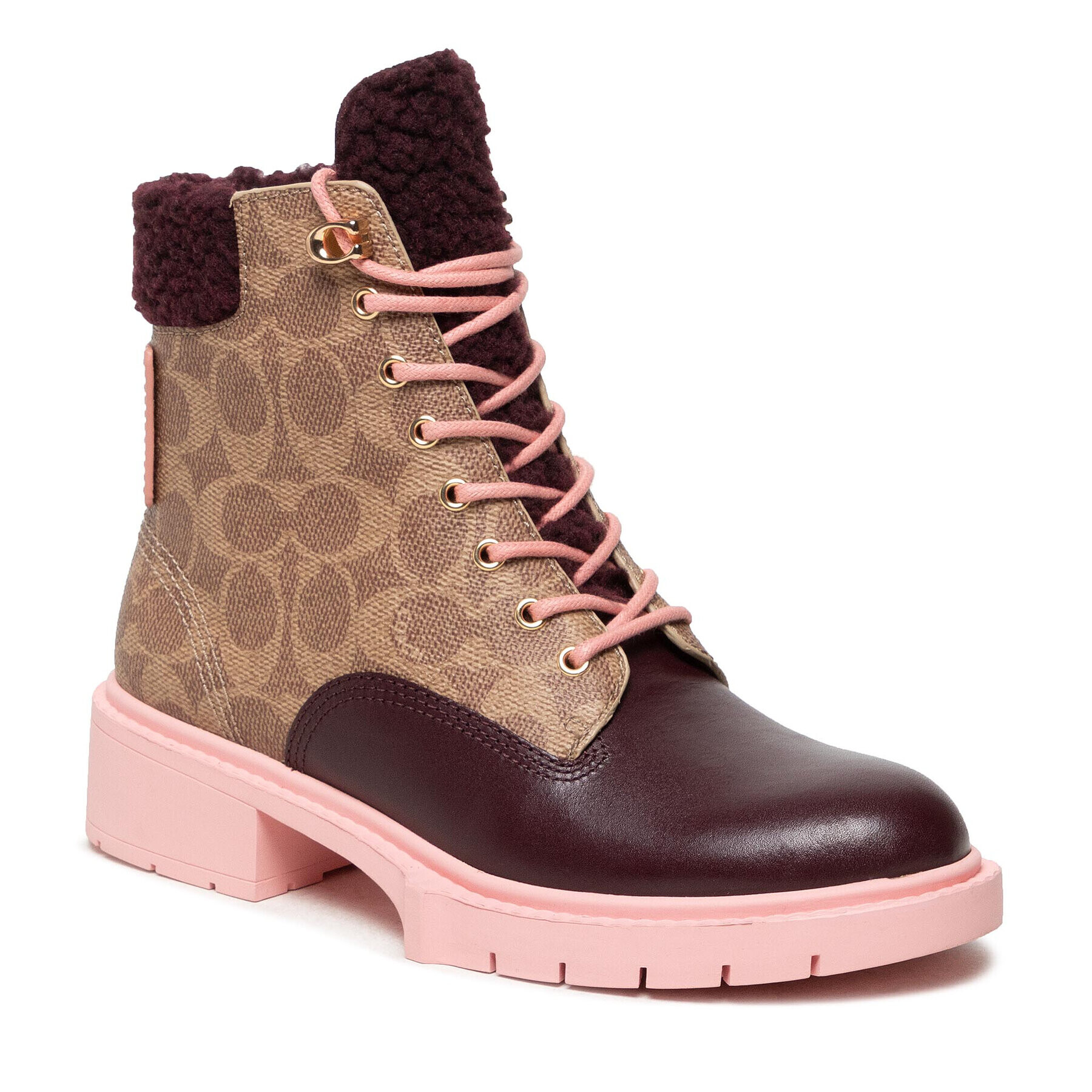 Coach Боти Lorimer Bootie C5917 11000148EDC Кафяв - Pepit.bg