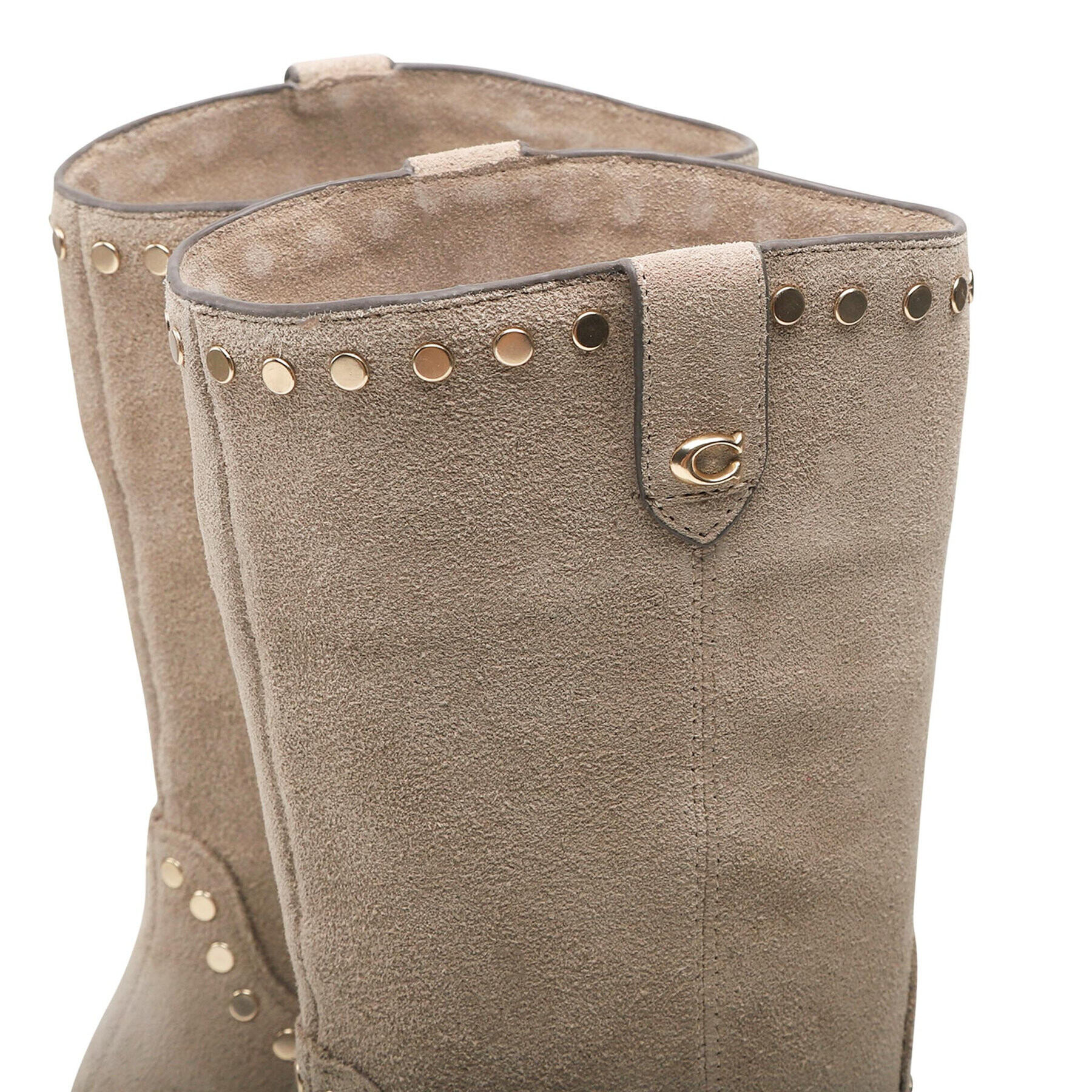 Coach Боти Pheobe Suede CD291 Сив - Pepit.bg