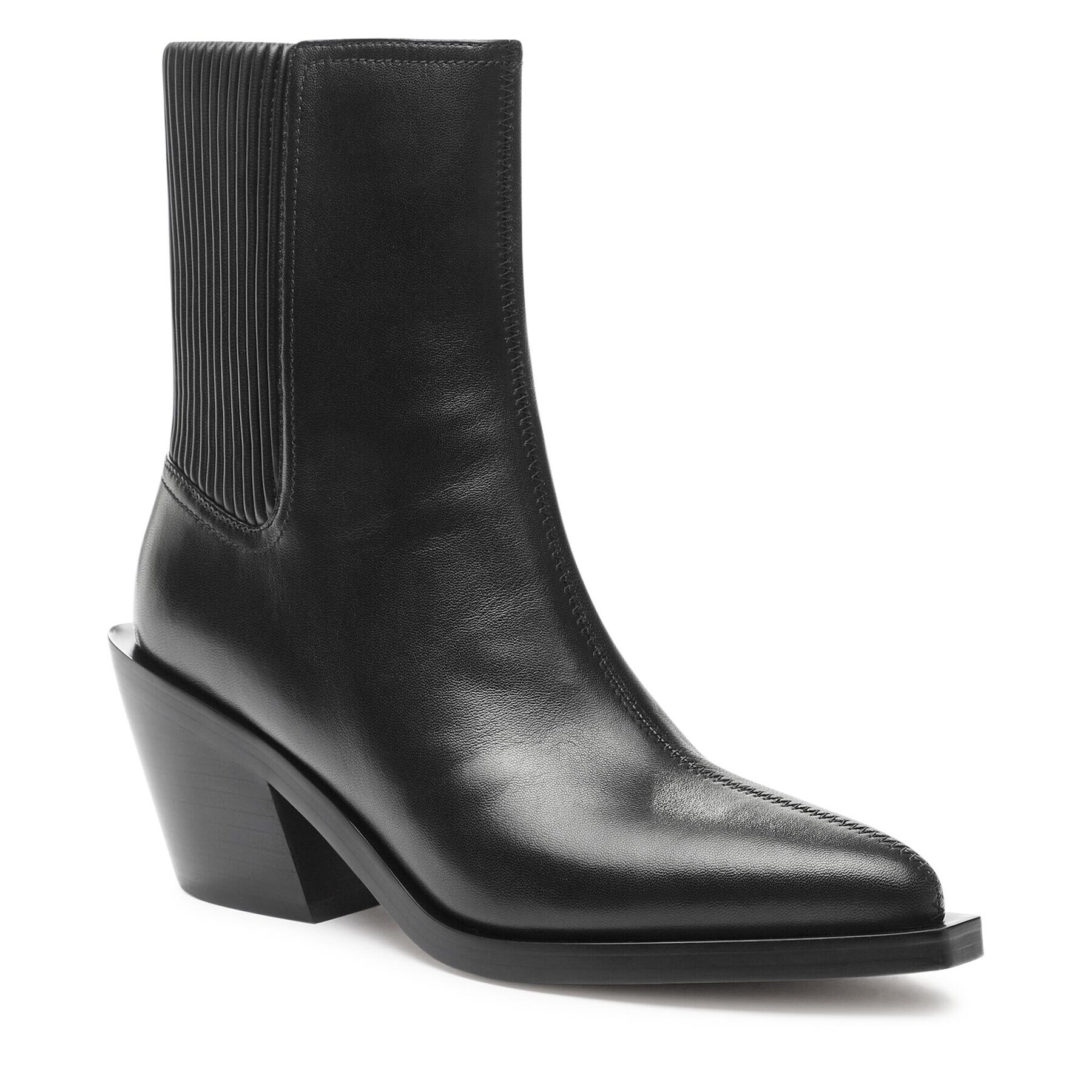 Coach Боти Prestyn Lth Bootie CN136 Черен - Pepit.bg