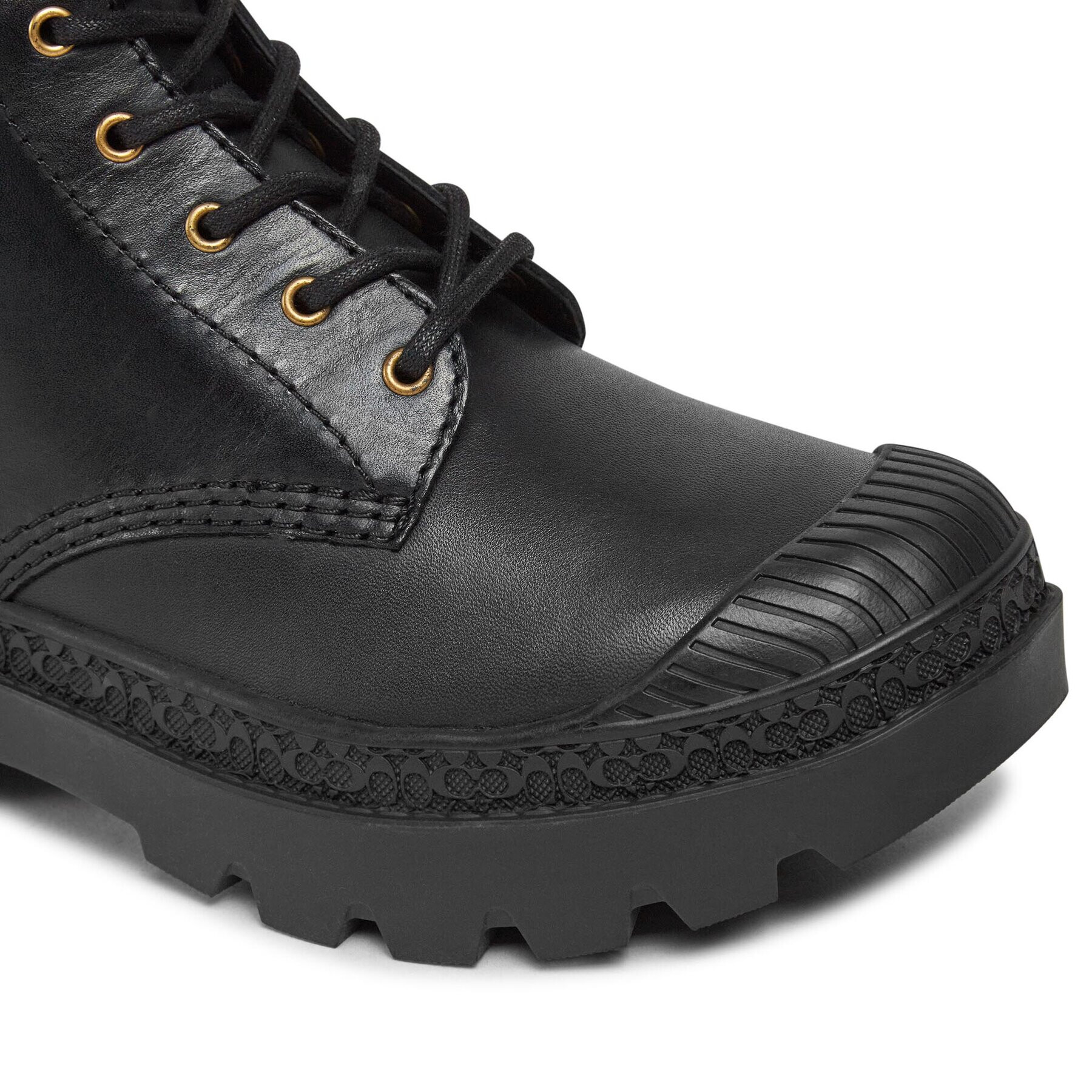 Coach Боти Tasha Leather Boot CN100 Черен - Pepit.bg