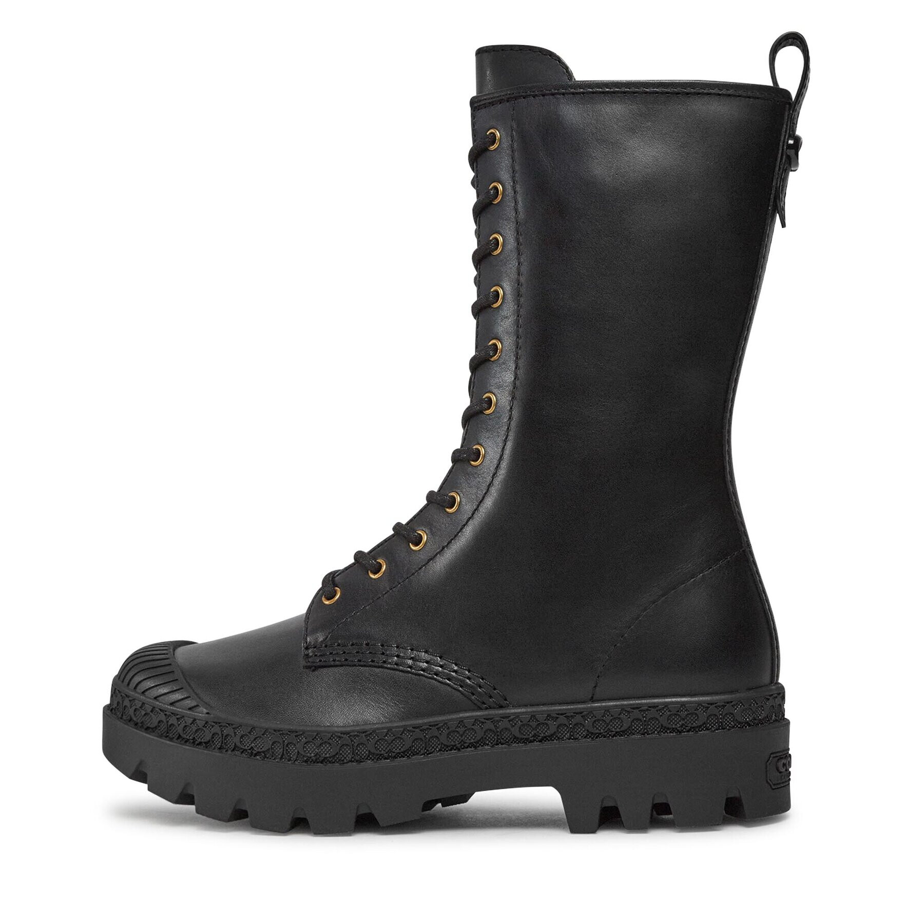 Coach Боти Tasha Leather Boot CN100 Черен - Pepit.bg