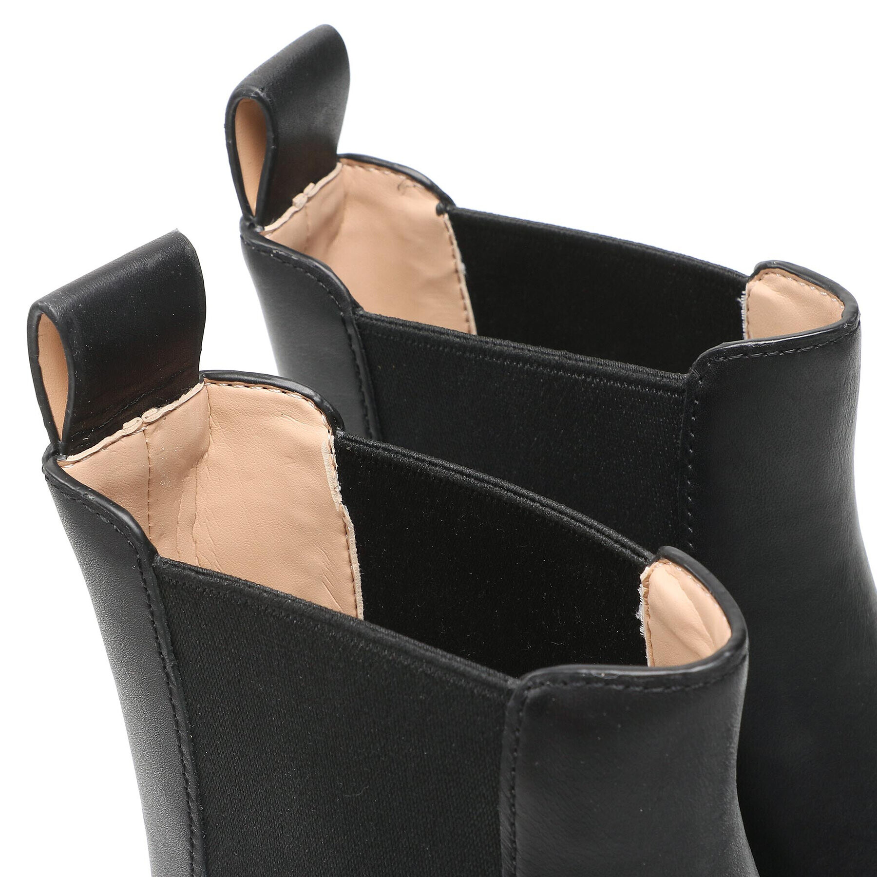 Coach Боти тип челси Joey Leather Bootie C5878 11004253EDC Бял - Pepit.bg