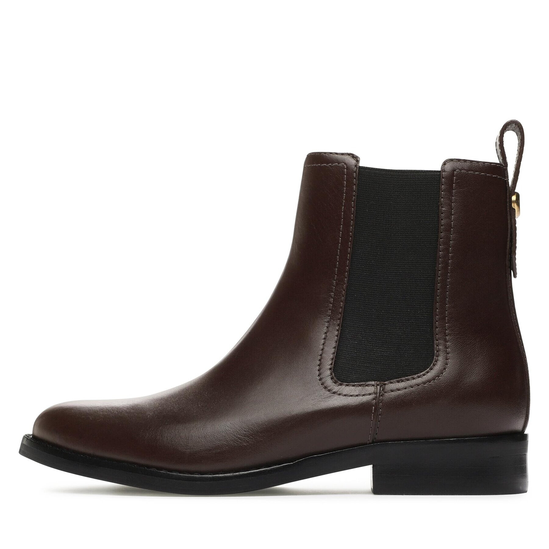 Coach Боти тип челси Maeve Lth Bootie CN143 Кафяв - Pepit.bg
