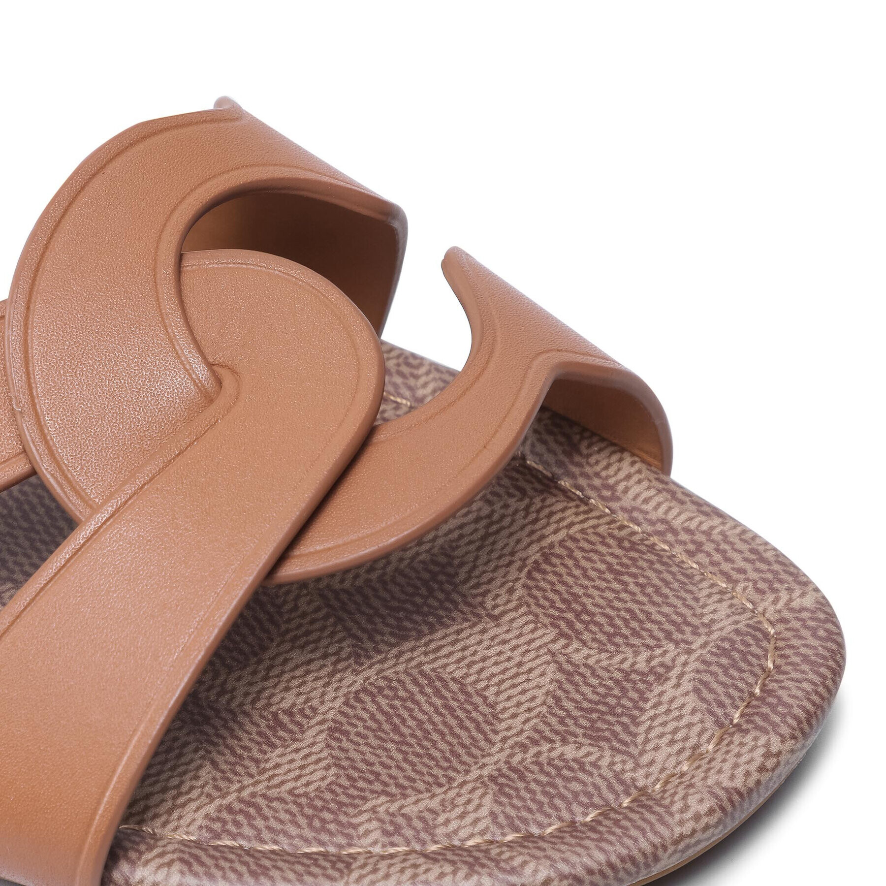 Coach Чехли Essie Leather Sandal C2310 11002151EDC Кафяв - Pepit.bg