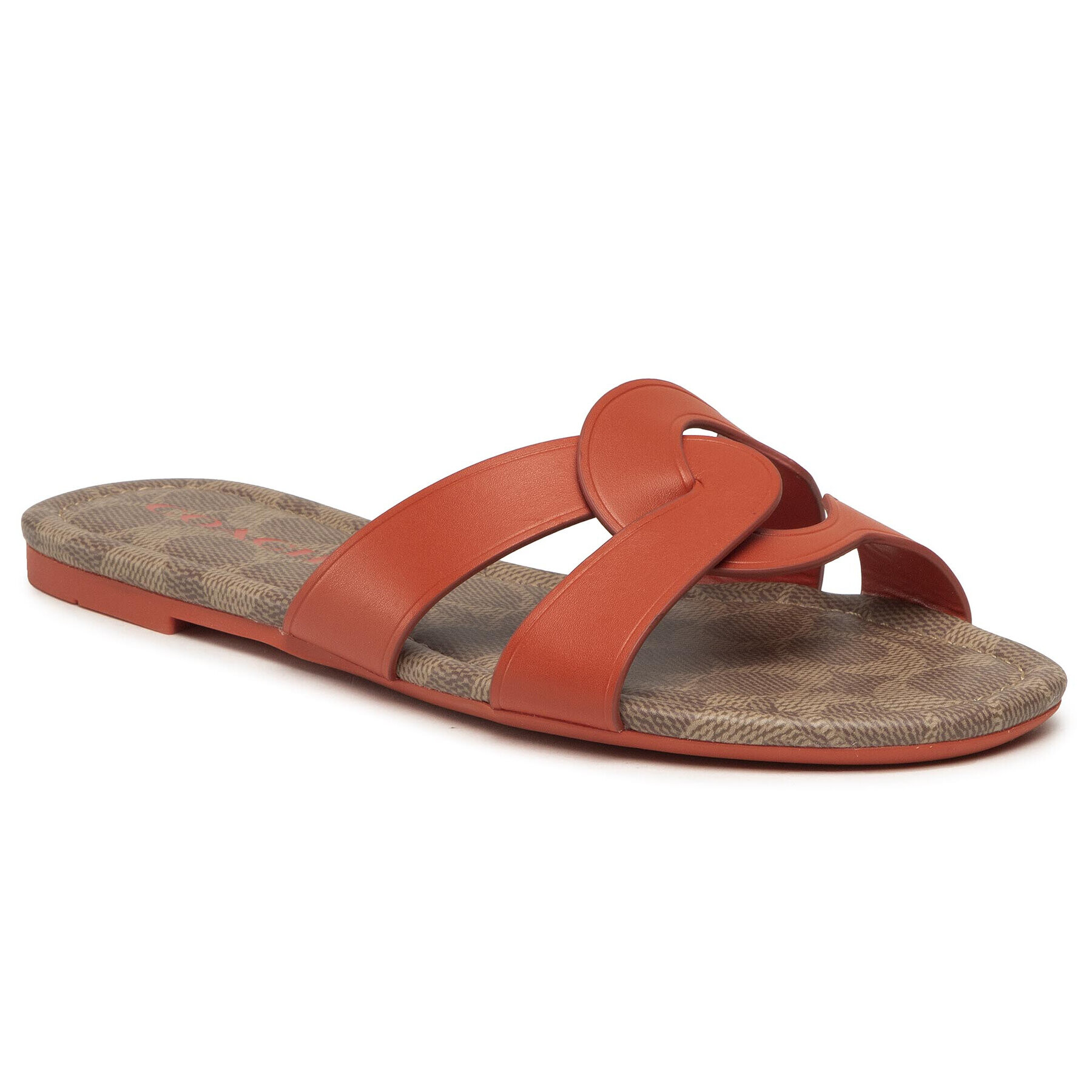 Coach Чехли Essie Leather Sandal C2310 11002151EDC Оранжев - Pepit.bg