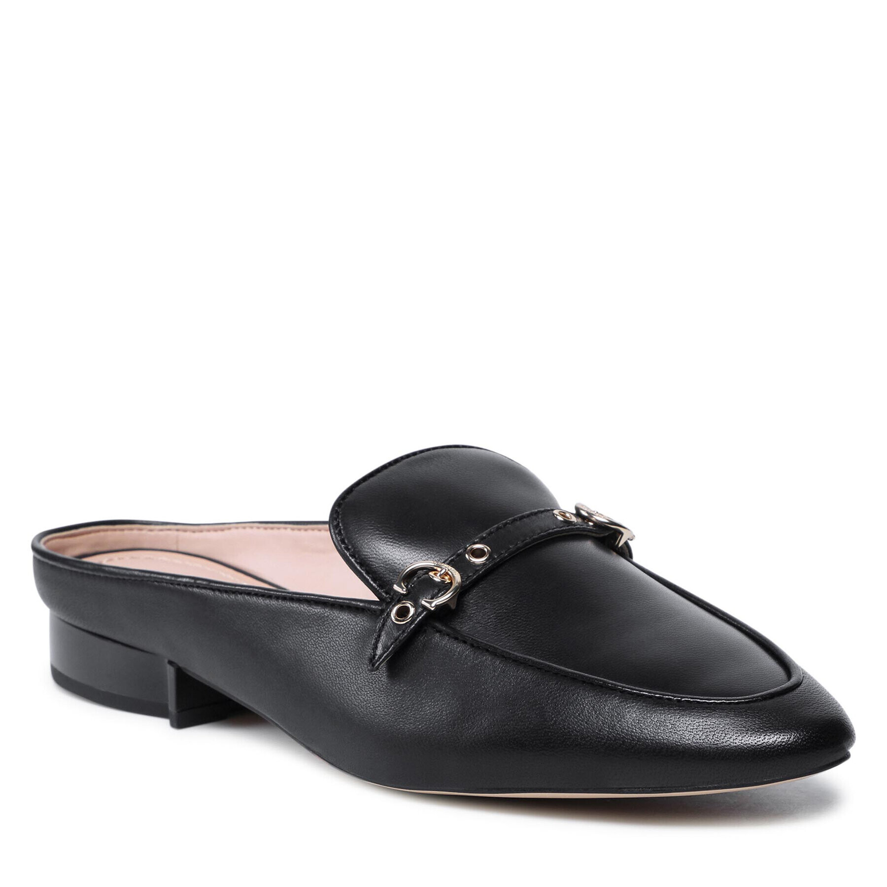 Coach Чехли Irene Leather Mule C5842 Черен - Pepit.bg
