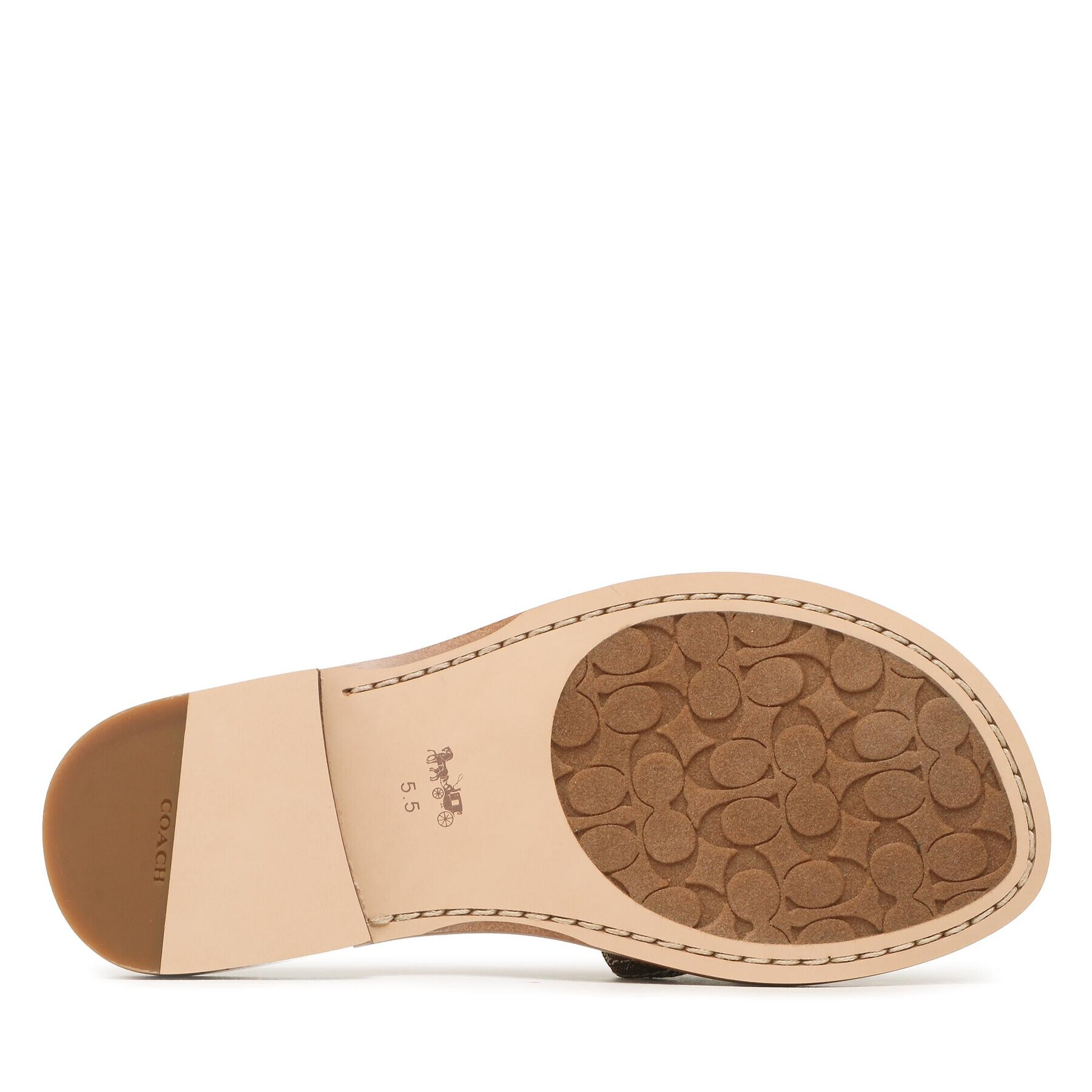 Coach Чехли Ina Jacquard Sandal CI202 Кафяв - Pepit.bg