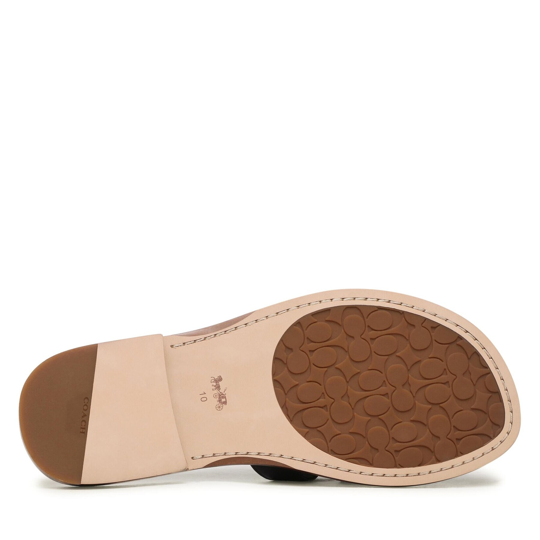 Coach Чехли Issa Leather Sandal CI222 Черен - Pepit.bg