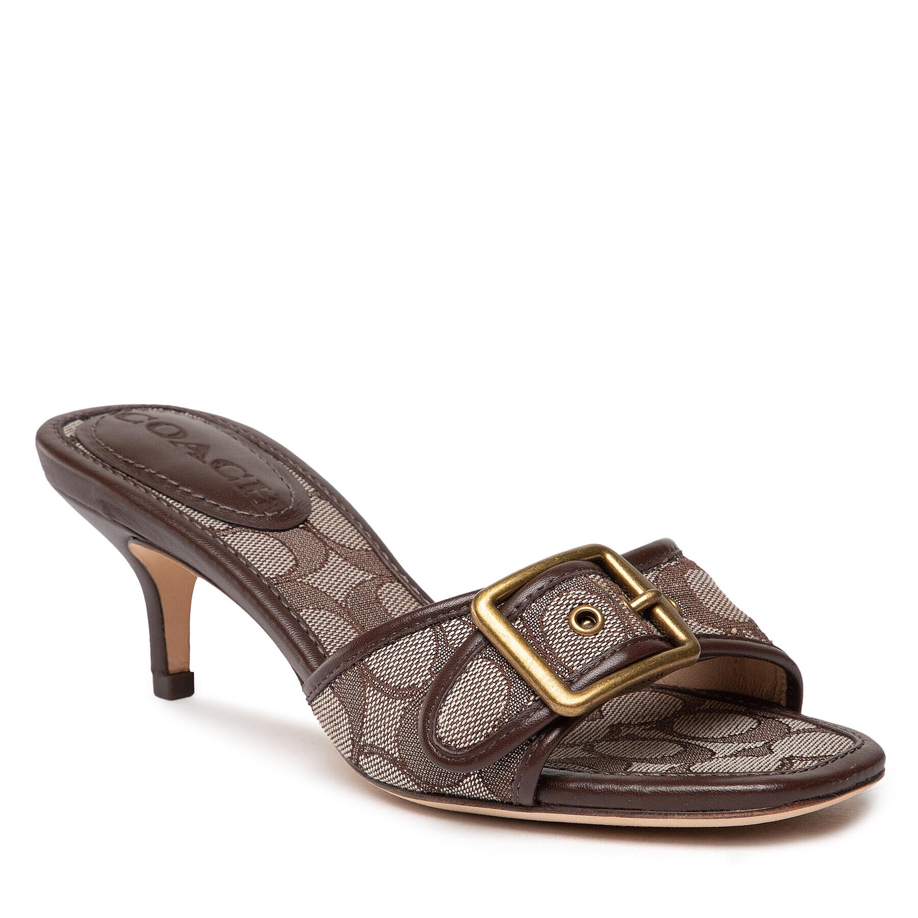 Coach Чехли Margot Jacqrd Sandal C8900 Кафяв - Pepit.bg