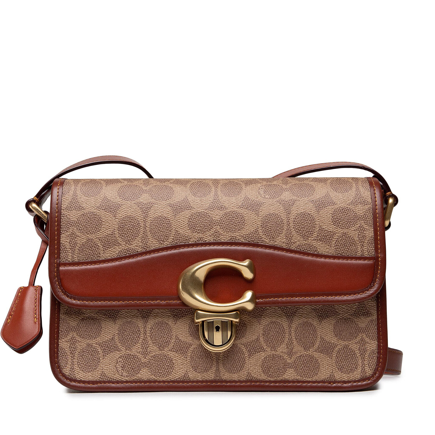 Coach Дамска чанта Ccs Studio Shld Bg C6639 Кафяв - Pepit.bg