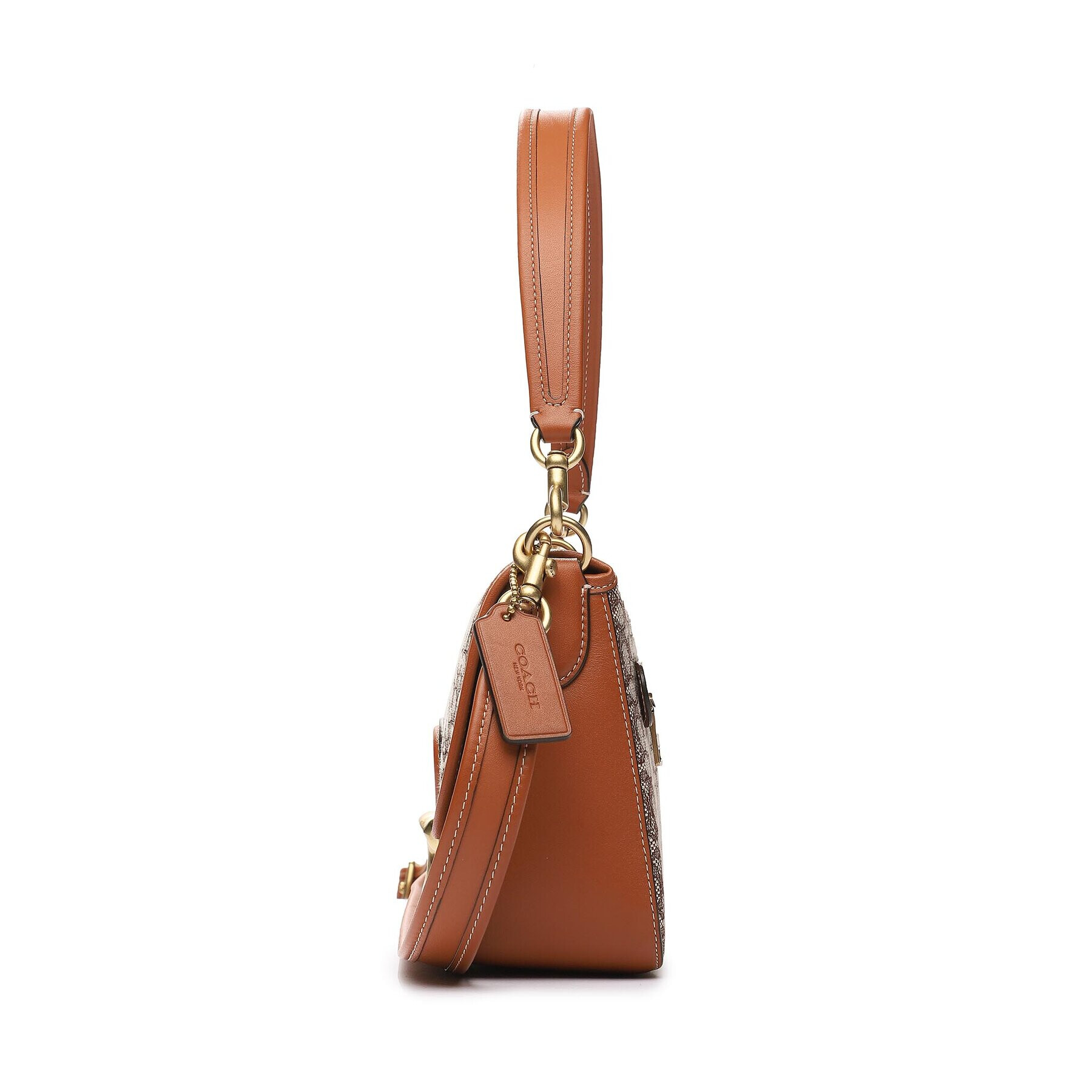Coach Дамска чанта Ms Jac Soft Tab Sb CM536 Кафяв - Pepit.bg